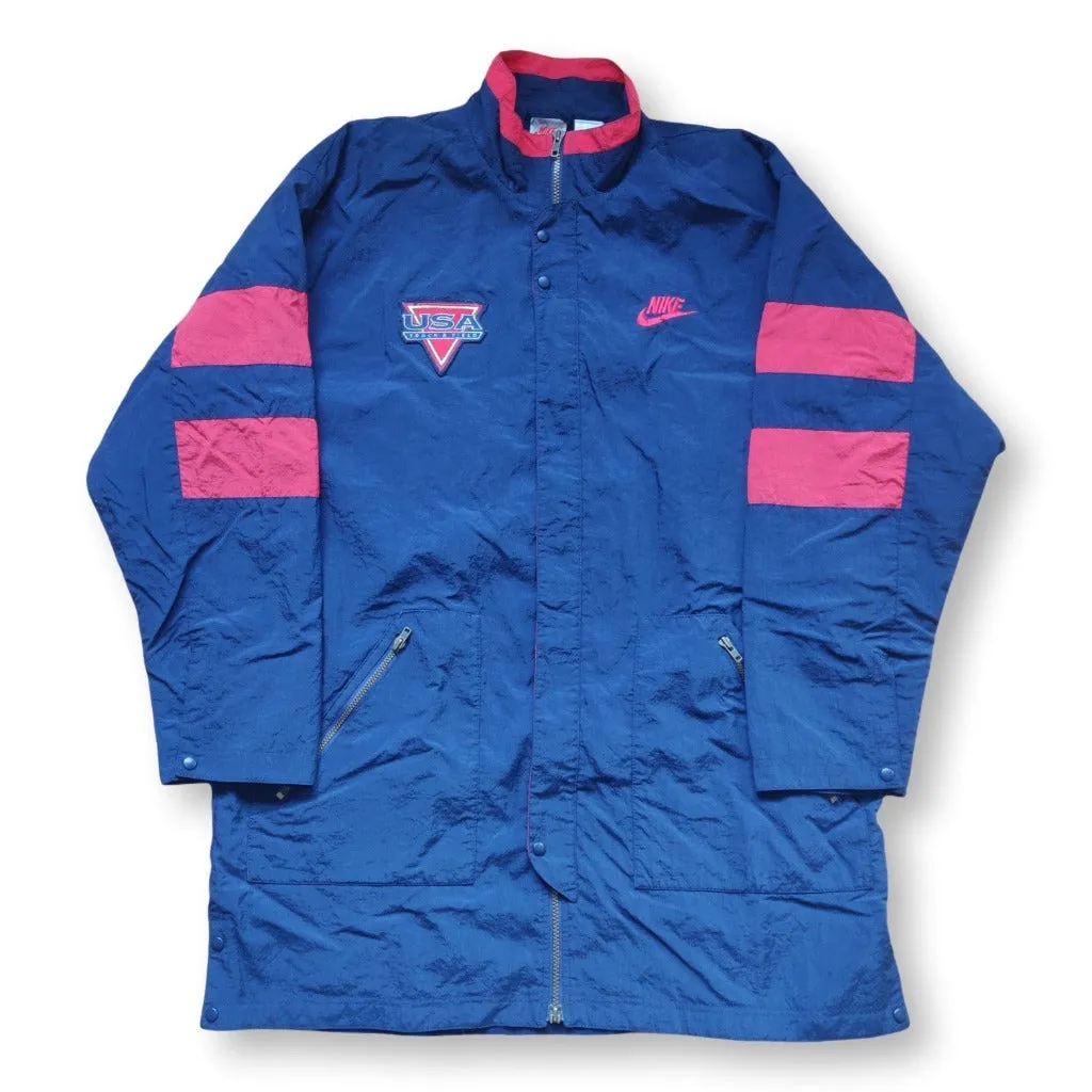 1988 blue Nike USA Track & Field coat