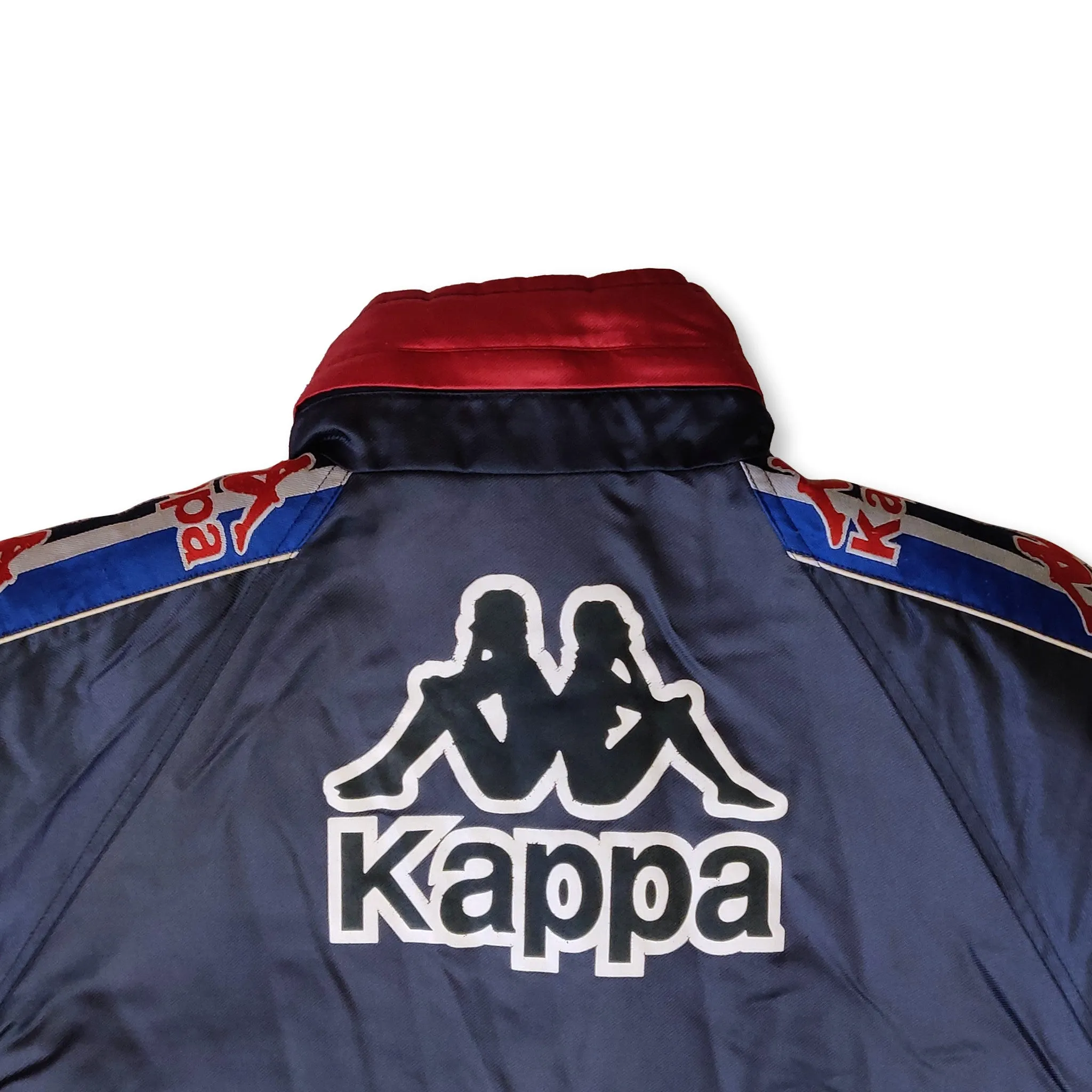 1995-97 navy FC Barcelona Kappa winter coat