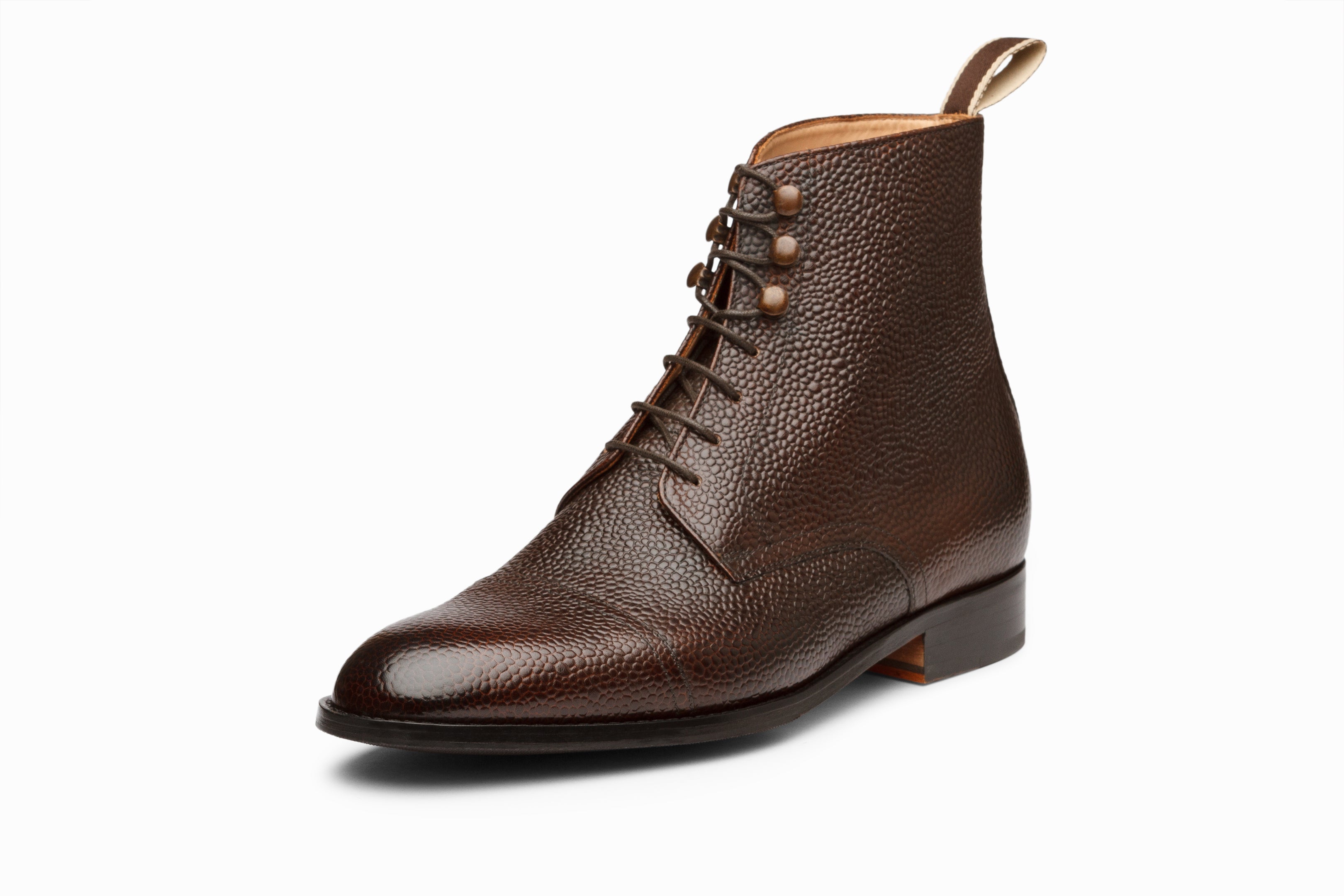 3DM X MSP - Field Grain Leather Boots - Dark Brown Grain