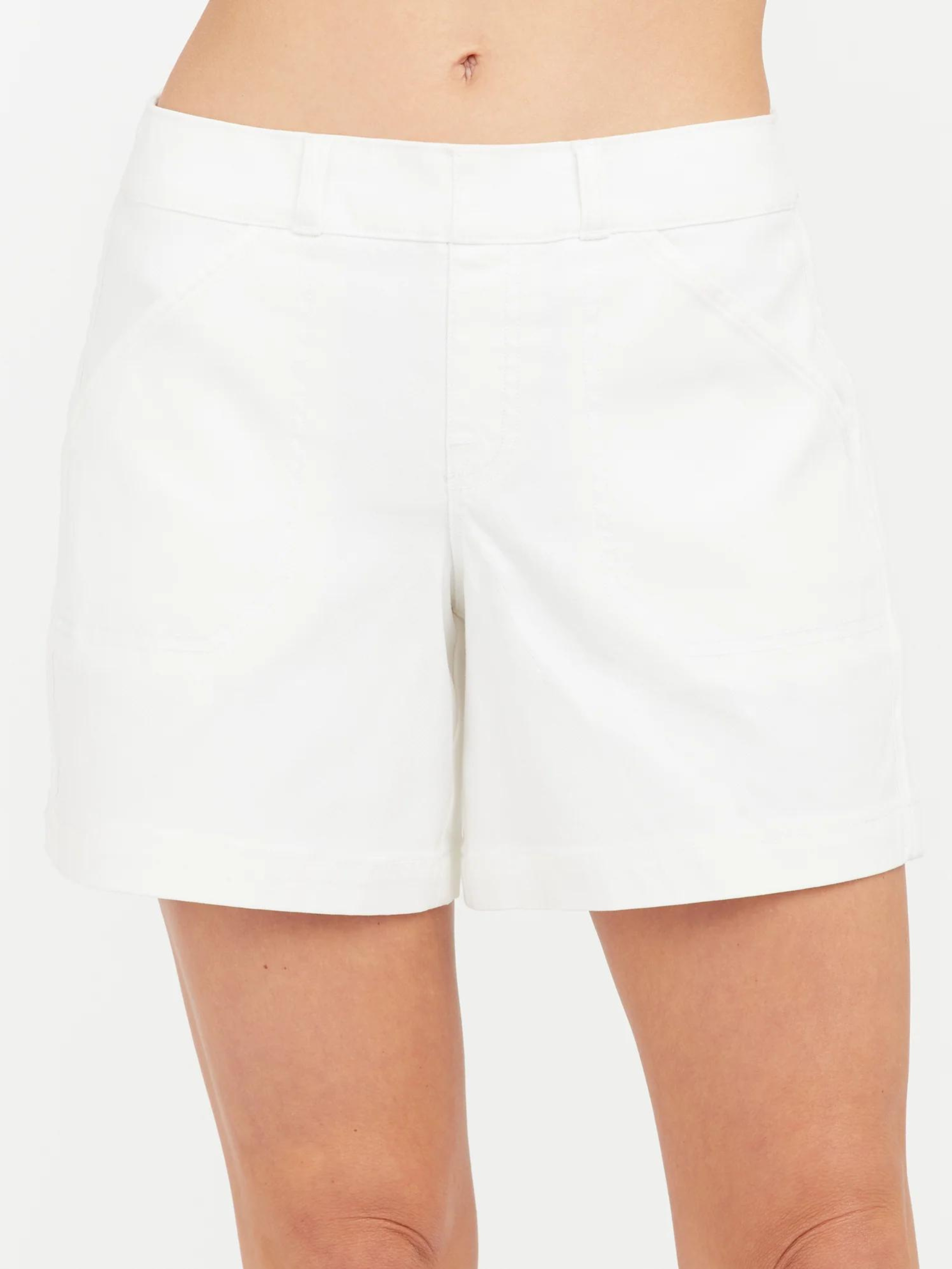 6 Twill Shorts - Bright White