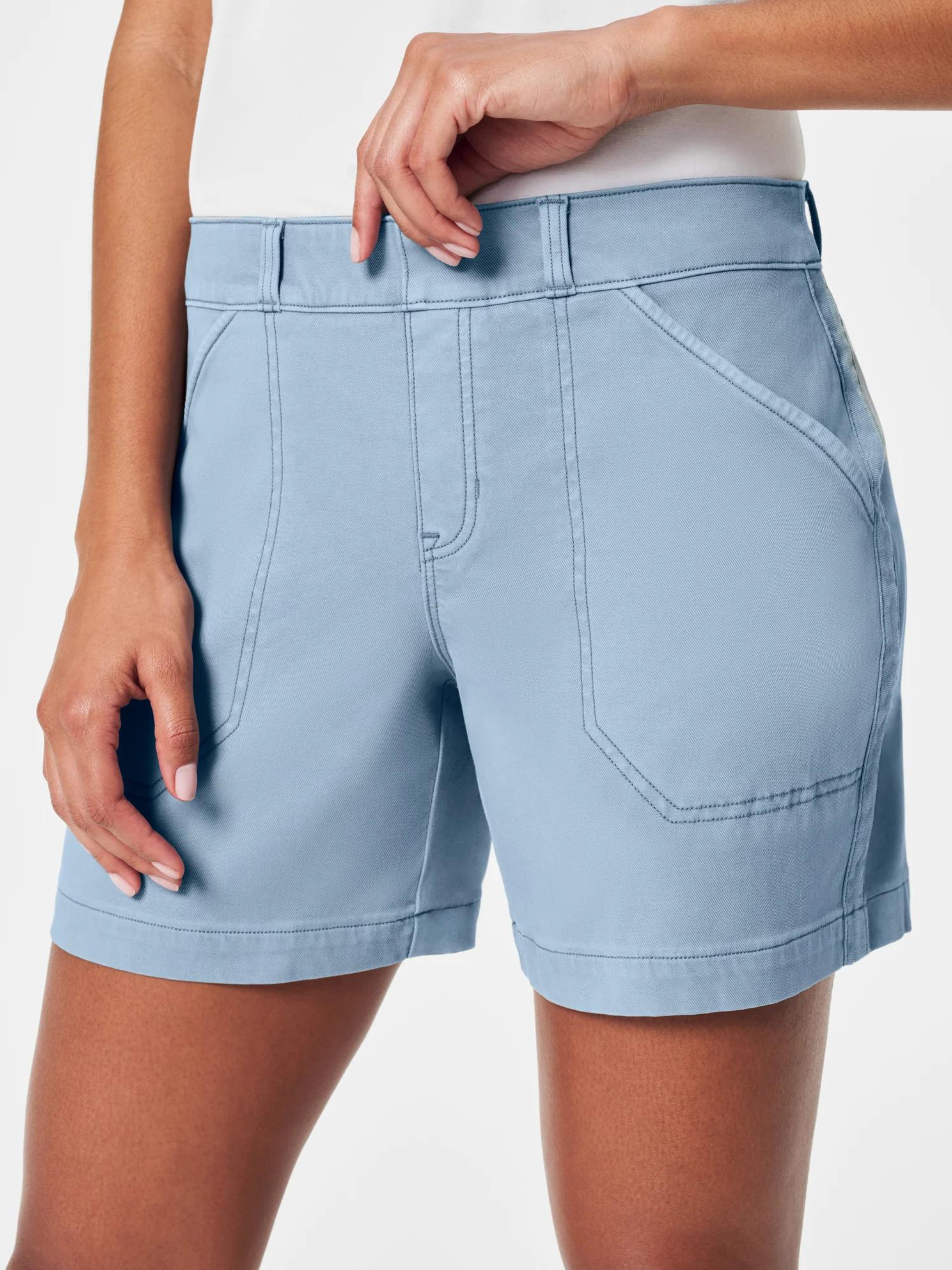 6 Twill Shorts - Mountain Blue