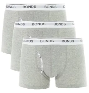 6 x Mens Bonds Guyfront Trunks Underwear Undies Grey Marle