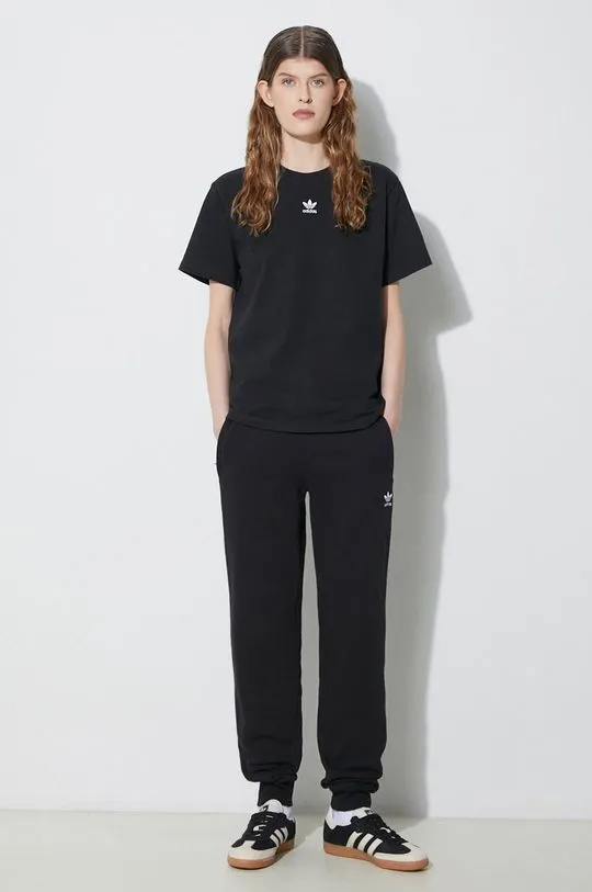 adidas Originals cotton joggers black color