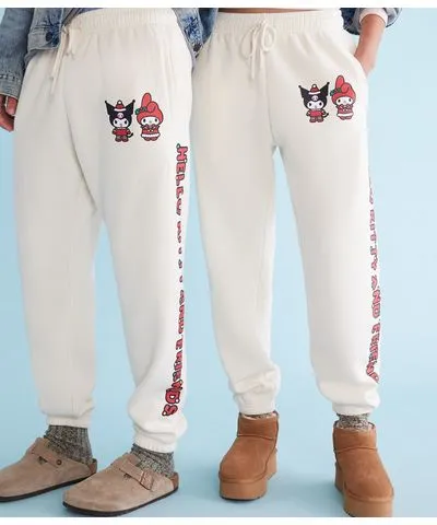 Aeropostale Hello Kitty Kuromi Christmas Jogger Sweatpants