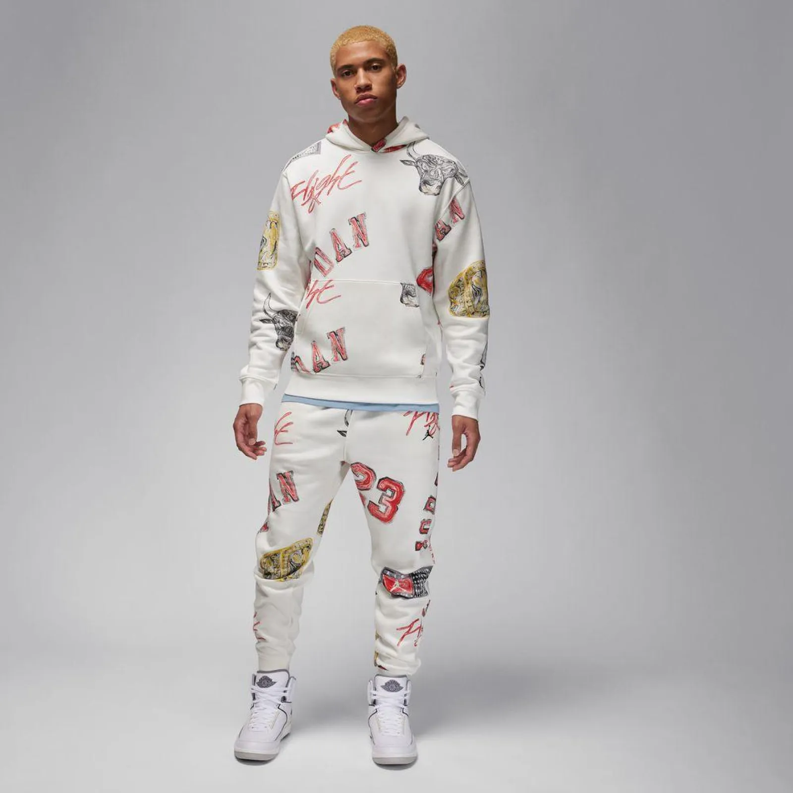 Air Jordan Brooklyn Fleece Pants ''White''