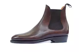 Alki - MTO - Dark Brown Marble Patina - NGT Last - Double Leather Sole