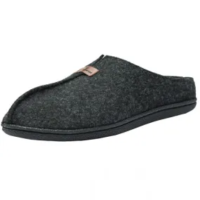 Alpine Swiss Bruce Mens Felt Faux Wool Clog Slippers Comfortable Slip On House Shoes