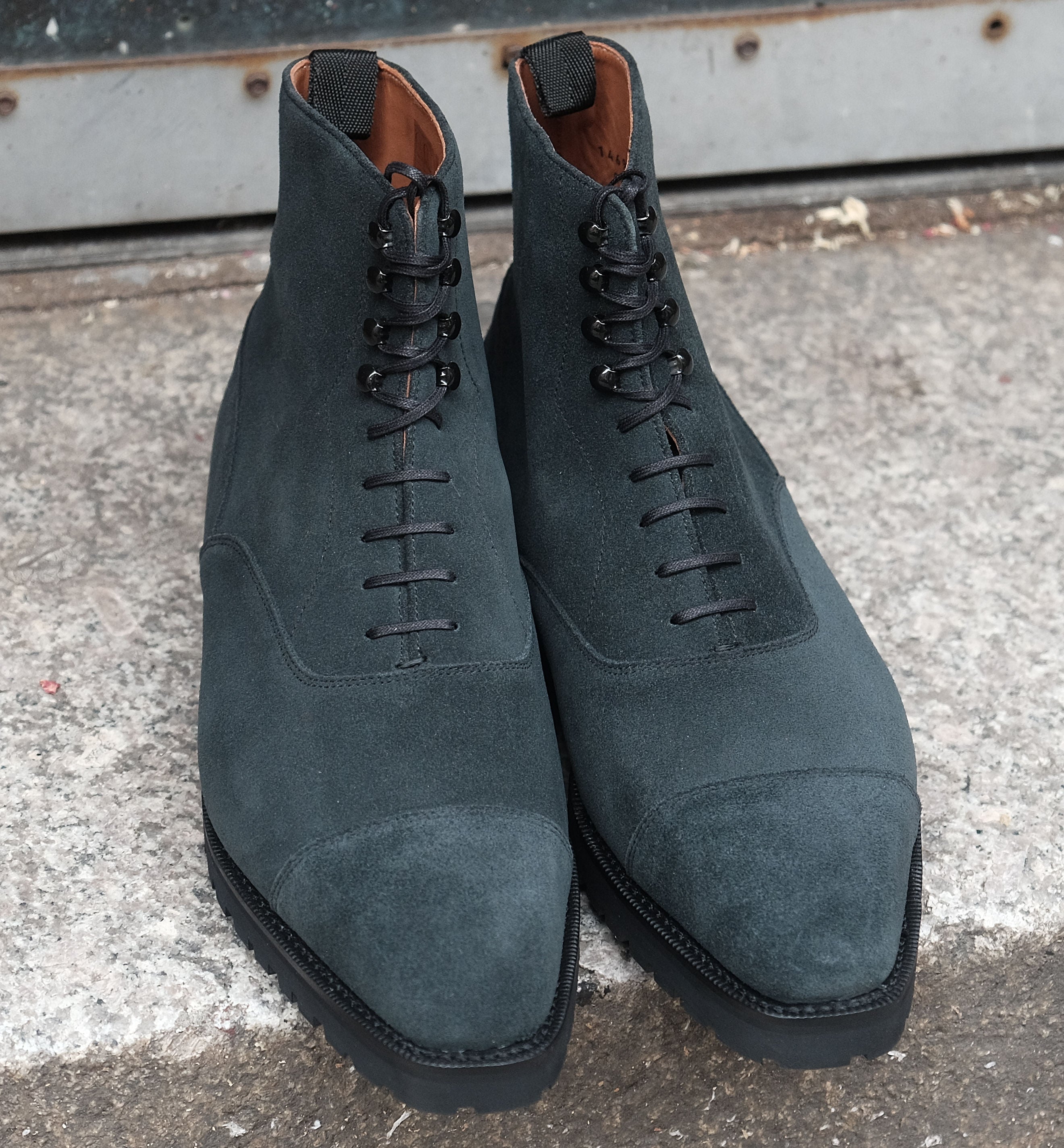 Ashworth - MTO - Charcoal Suede - MGF Last - Double Commando Sole