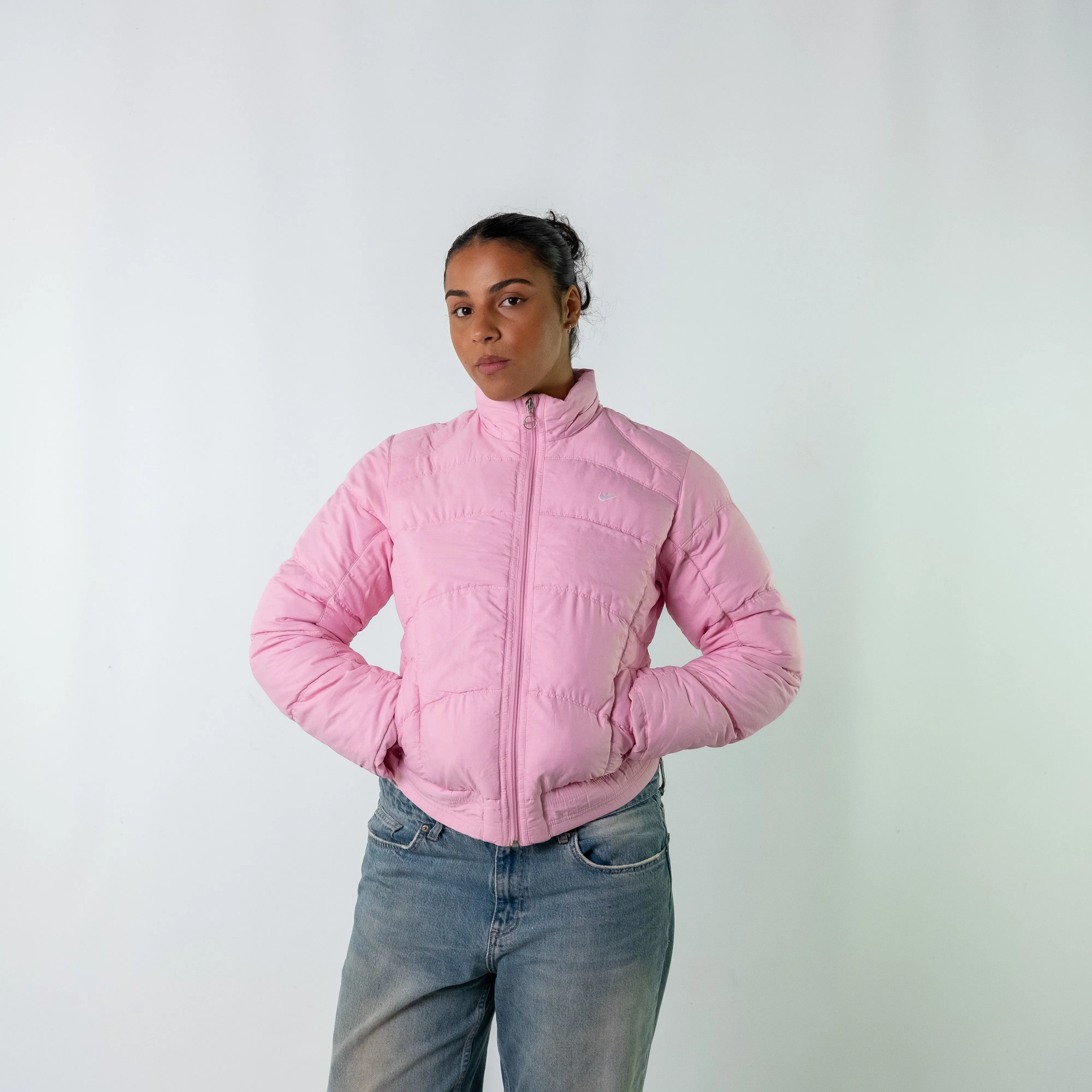 Baby Pink y2ks Nike Puffer (L)