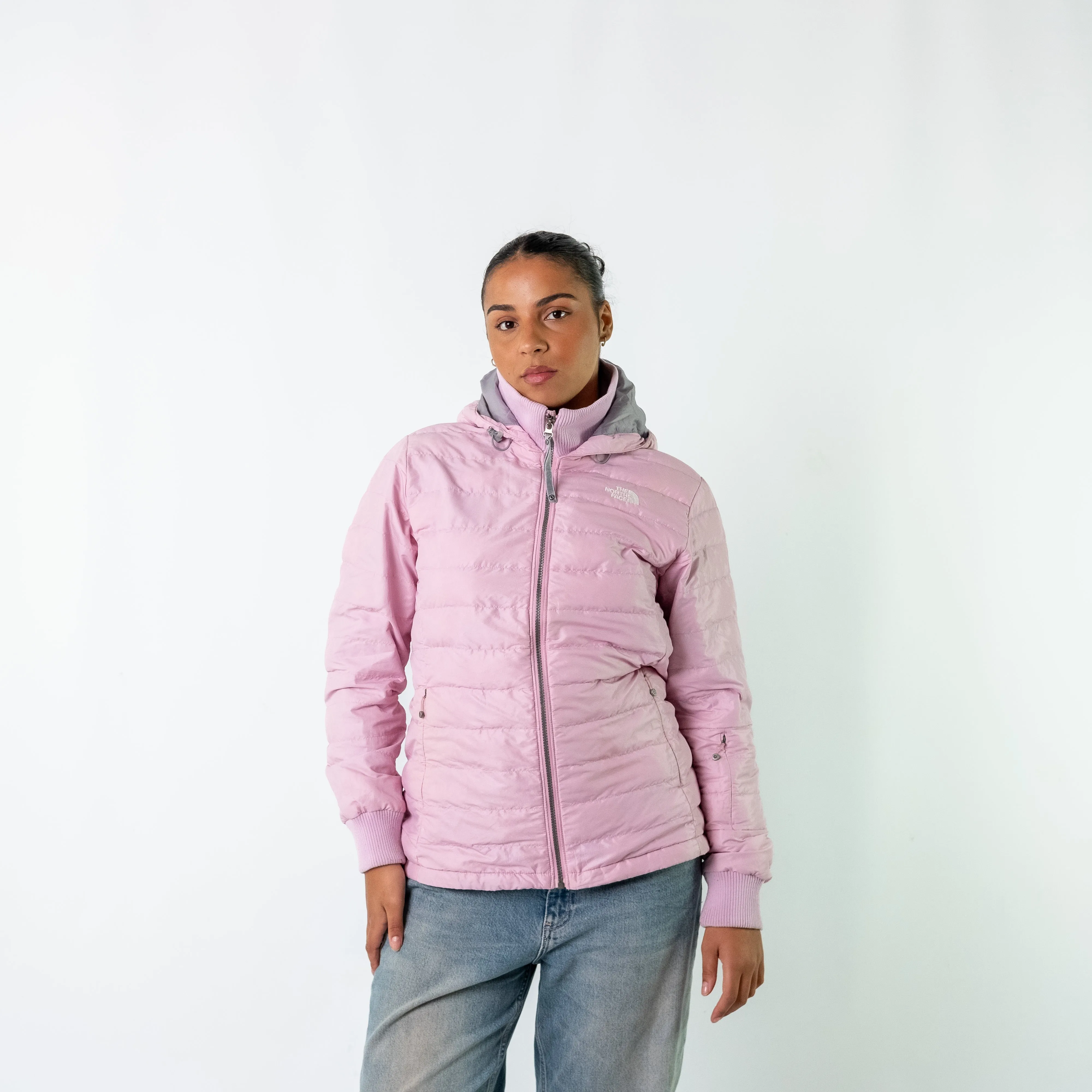 Baby Pink y2ks The North Face Puffer (L)