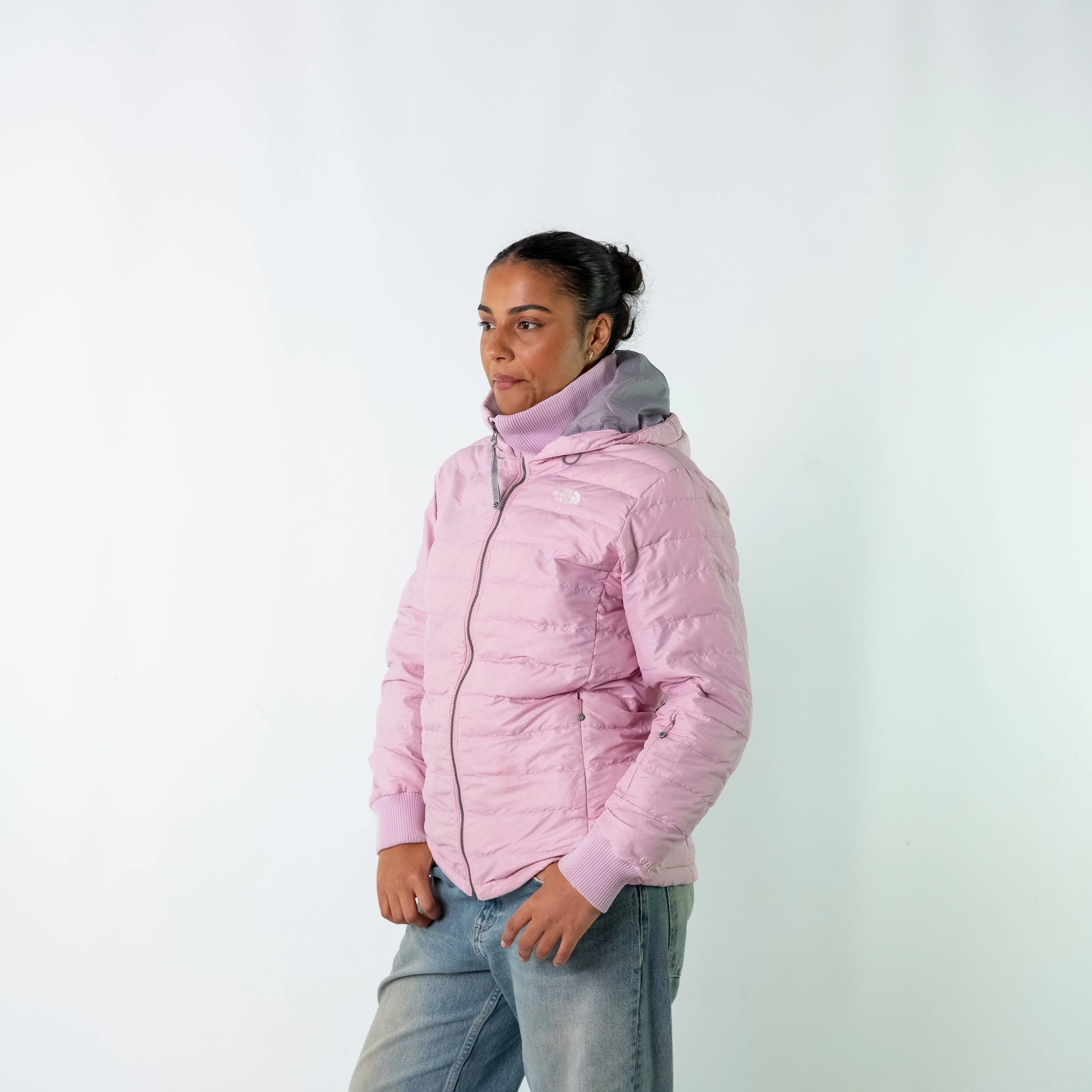 Baby Pink y2ks The North Face Puffer (L)