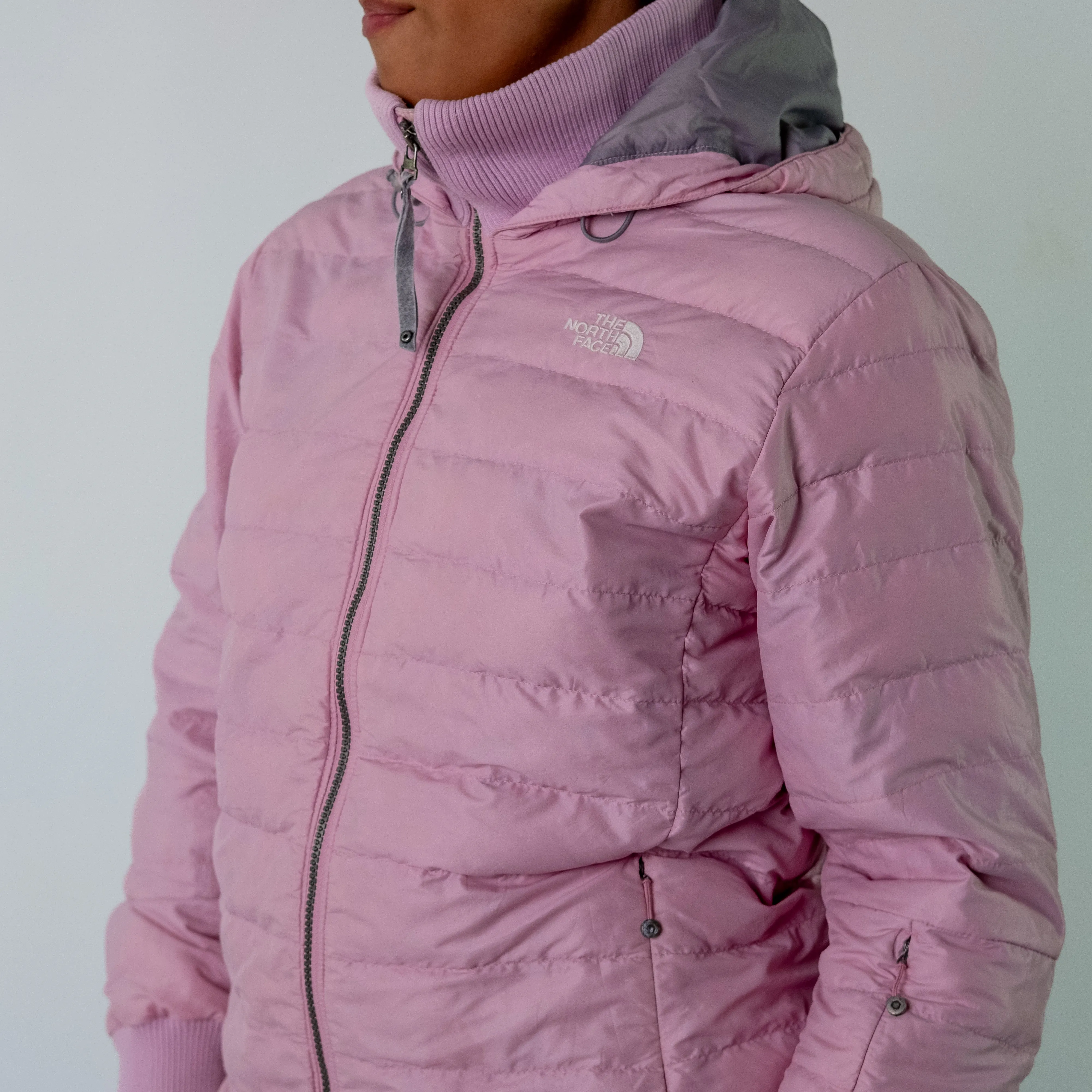 Baby Pink y2ks The North Face Puffer (L)