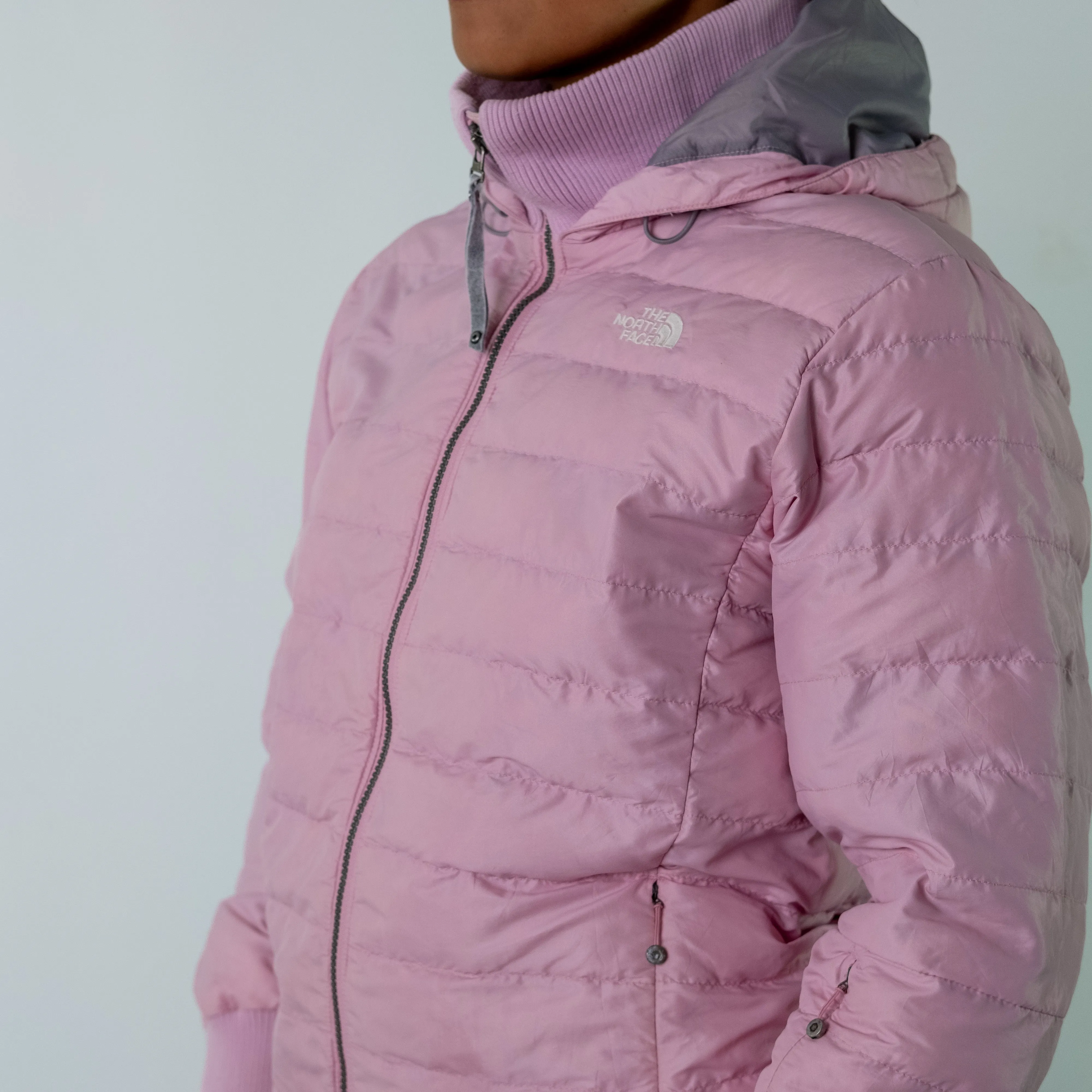 Baby Pink y2ks The North Face Puffer (L)