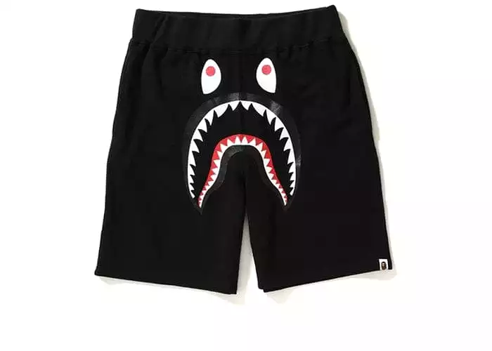 BAPE SHARK SHORTS BLACK