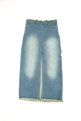 Basic Pleasure Mode Denim Maxi Skirt