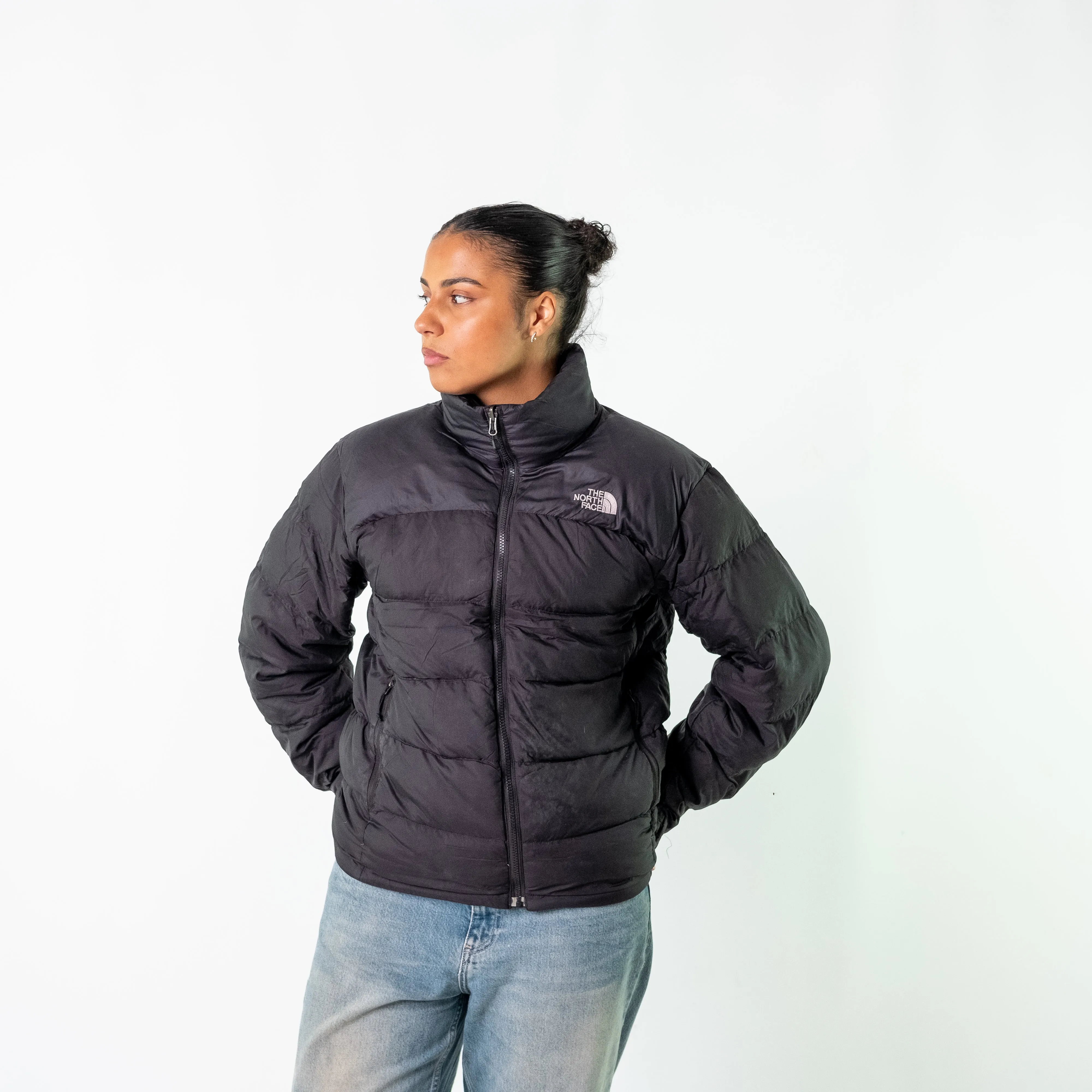 Black 90s The North Face Puffer (M)