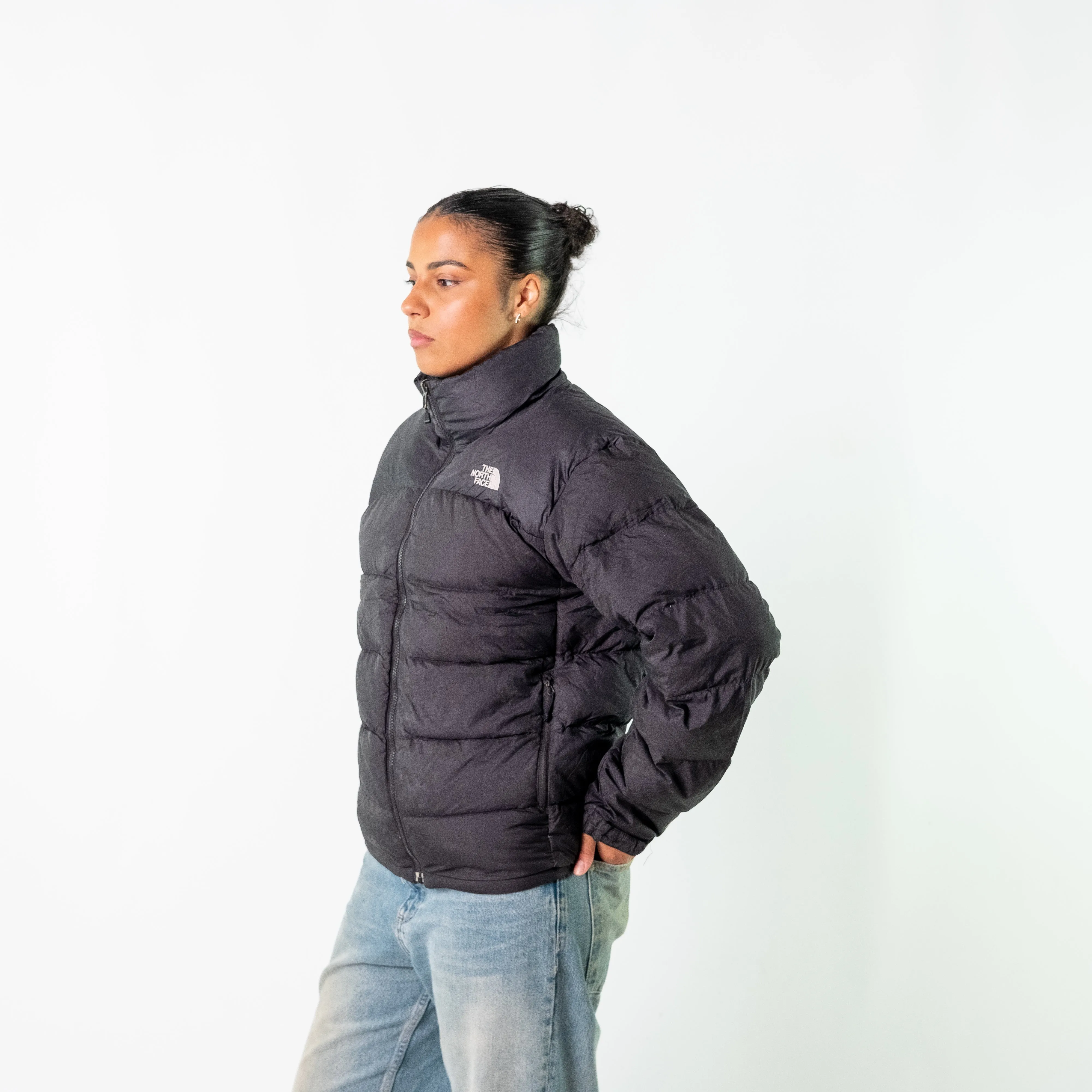 Black 90s The North Face Puffer (M)