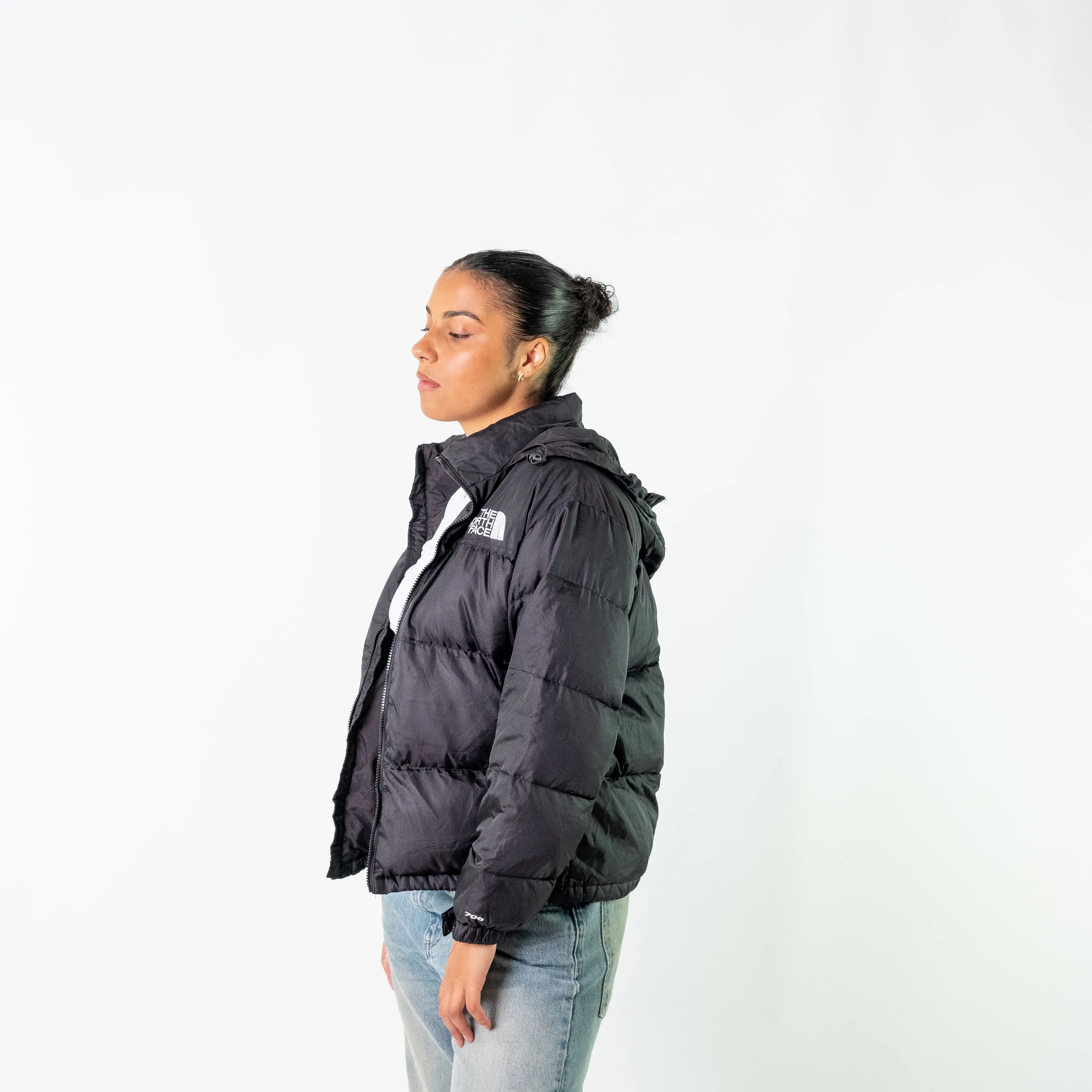 Black 90s The North Face Puffer (S)