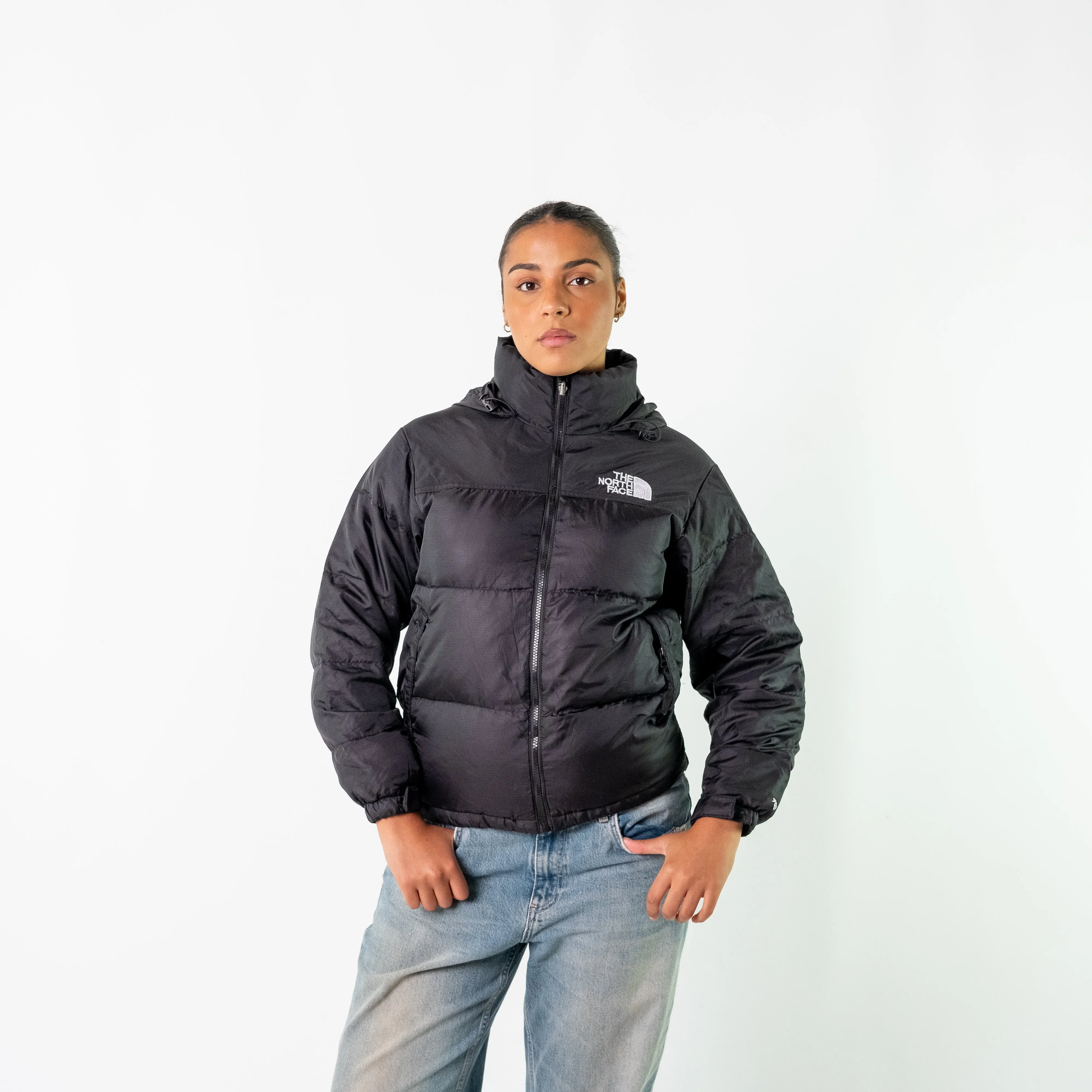 Black 90s The North Face Puffer (S)