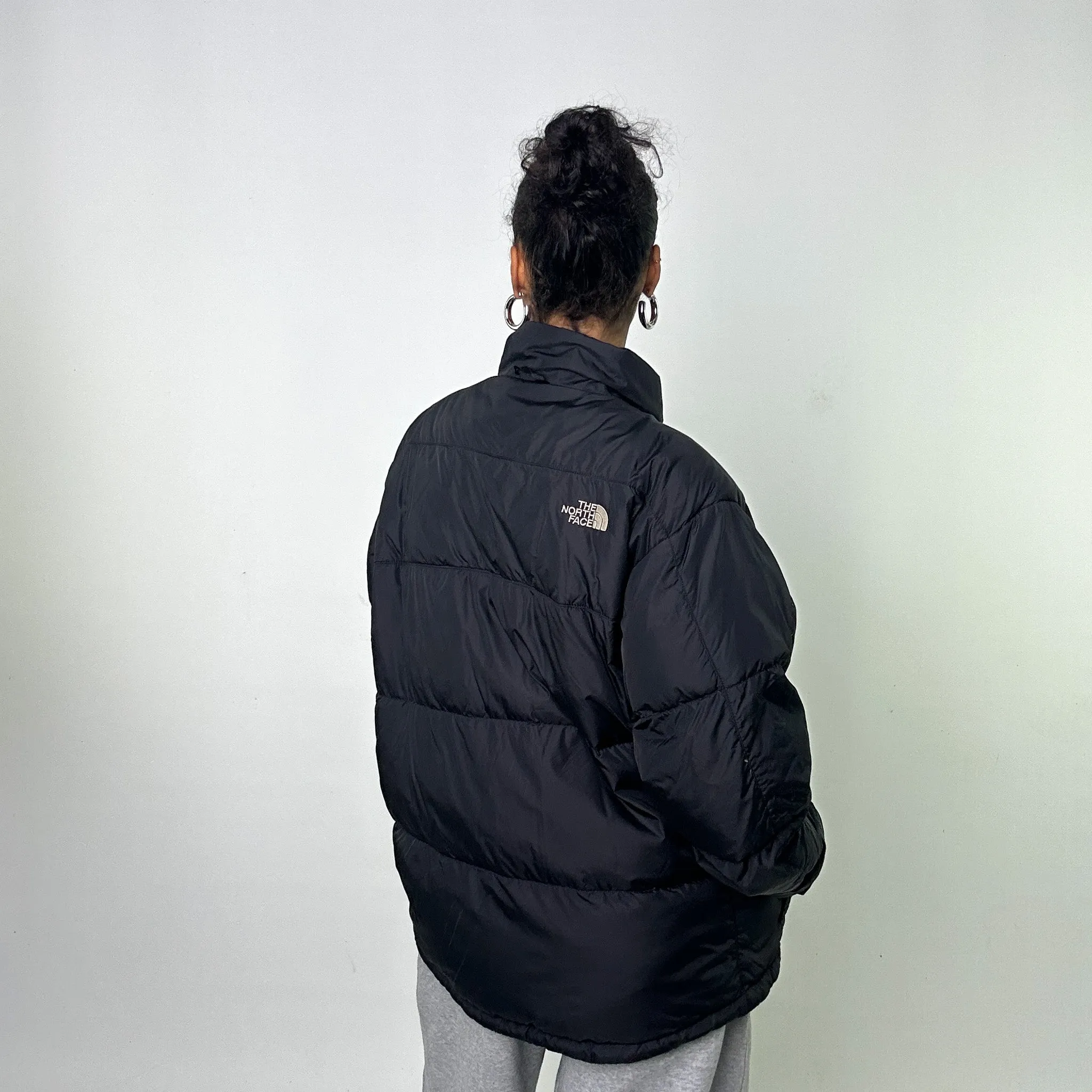 Black The North Face Nuptse 550 Puffer Jacket Coat (XL)