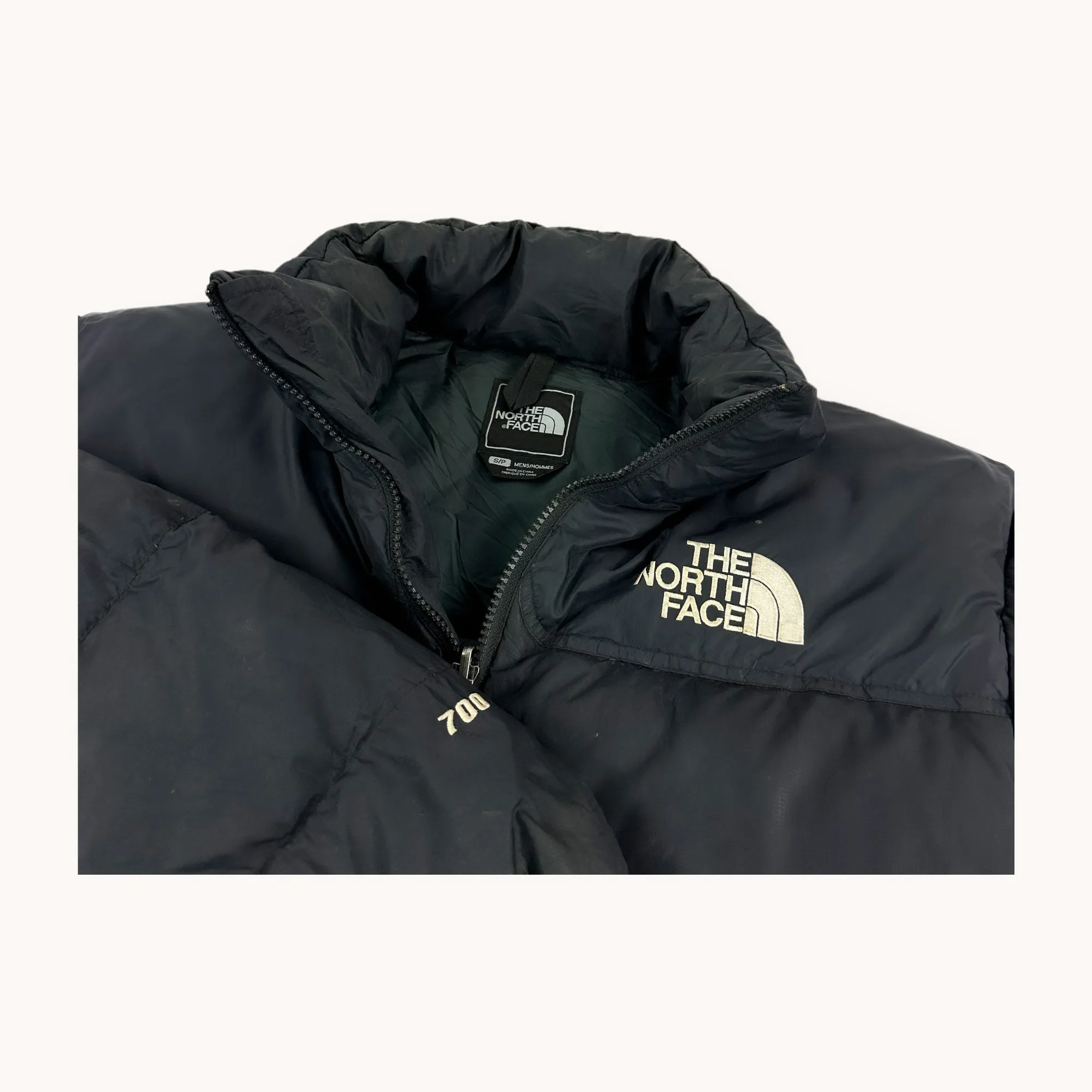 Black The North Face Nuptse 700 Puffer Jacket Coat (S)