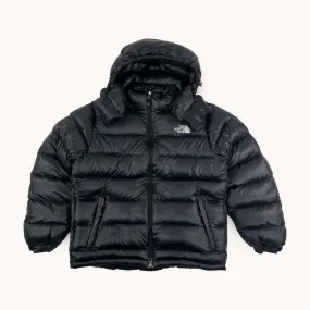 Black The North Face Nuptse 800 Puffer Jacket Coat (M)