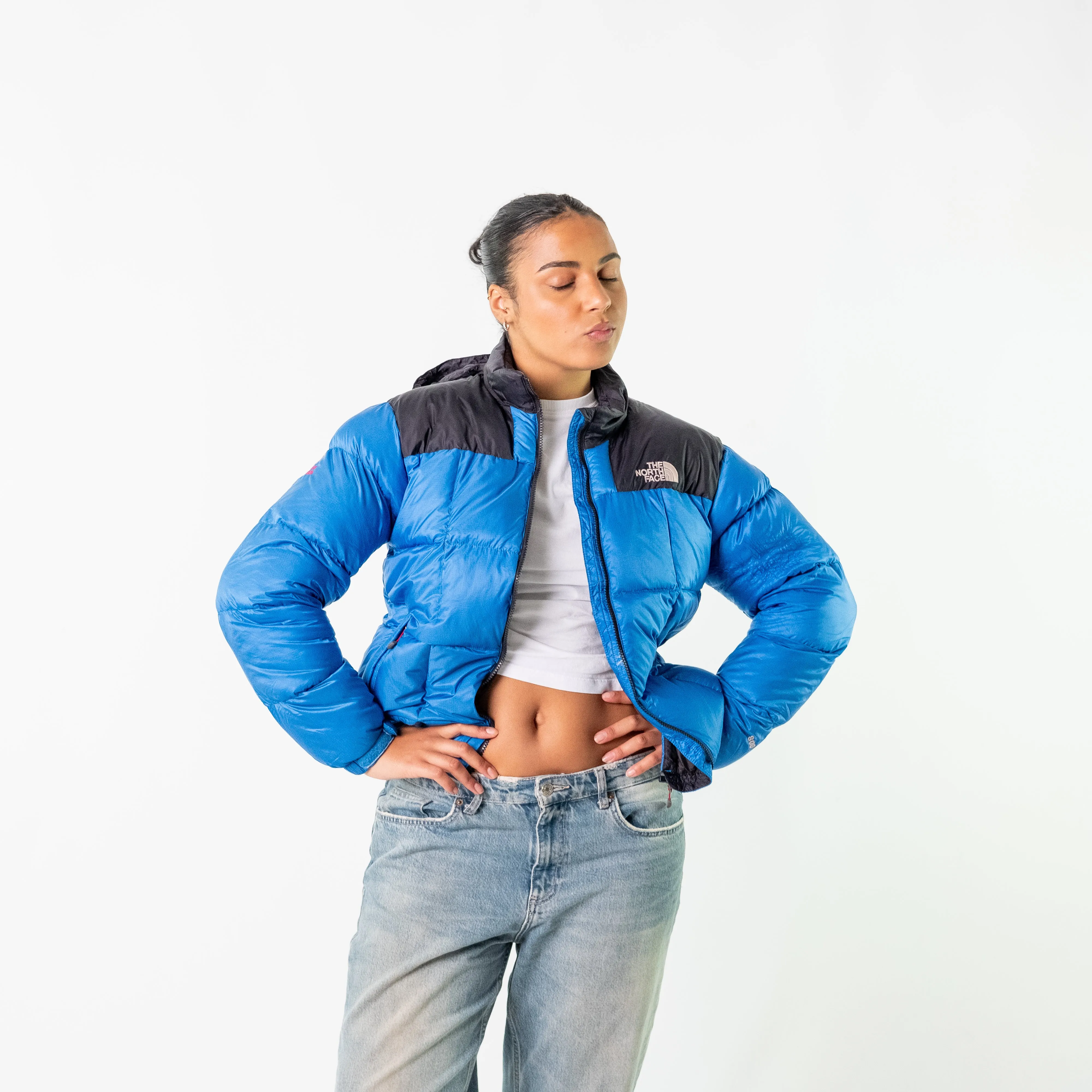 Blue 90s The North Face 95 Puffer (M)