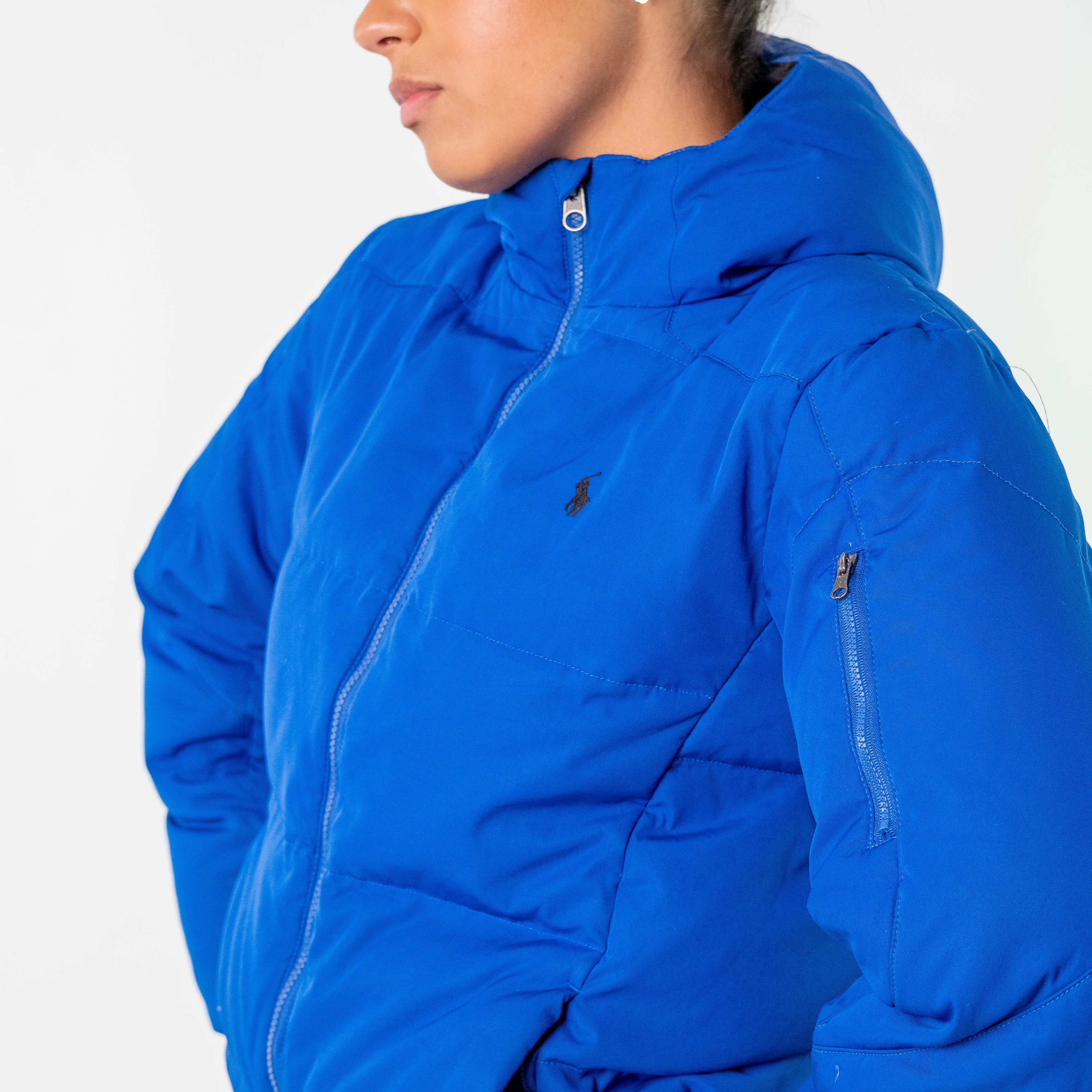 Blue y2ks Polo Ralph Lauren Puffer (XL)