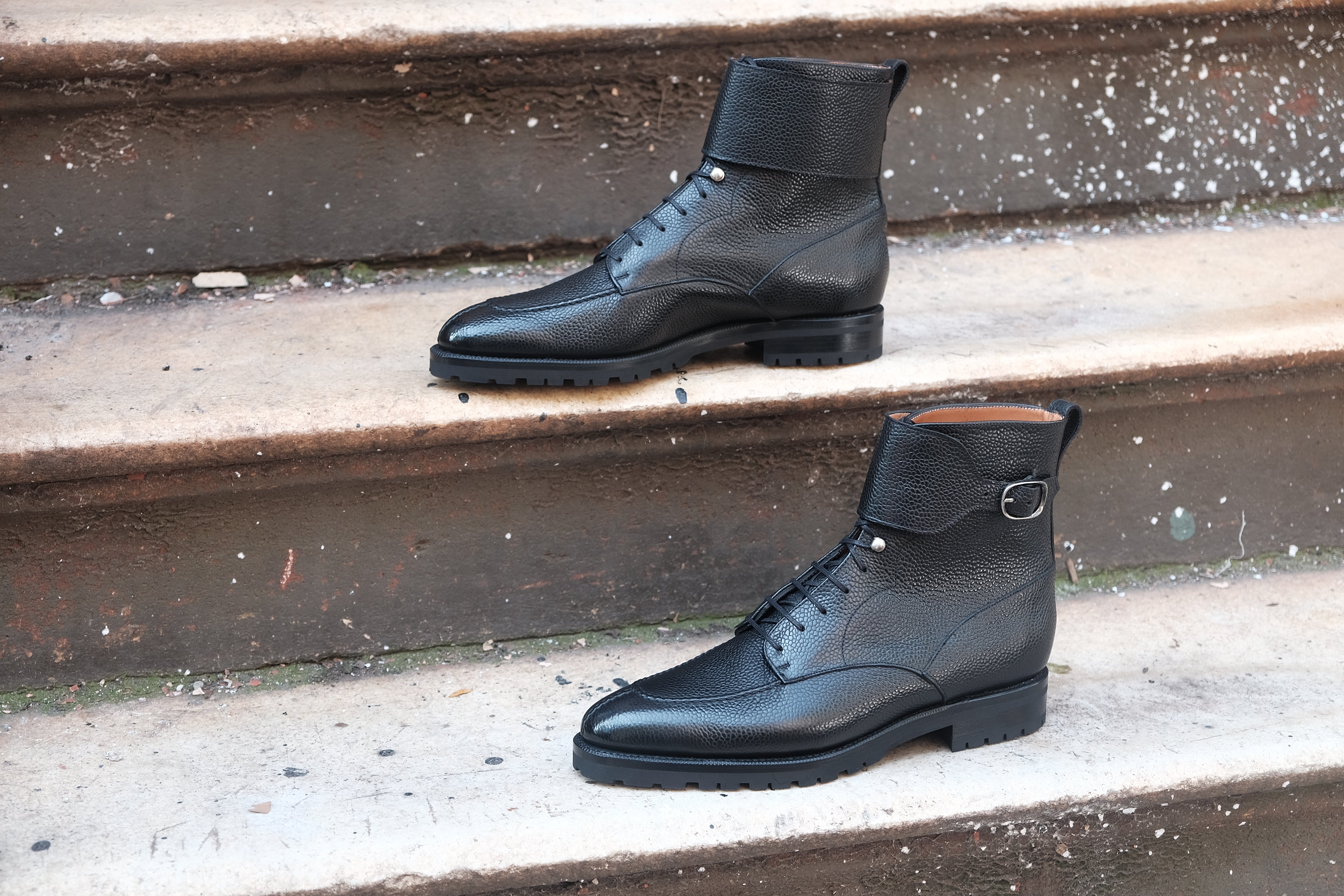 Colville - MTO - Black Scotch Grain - TMG Last - Commando Sole