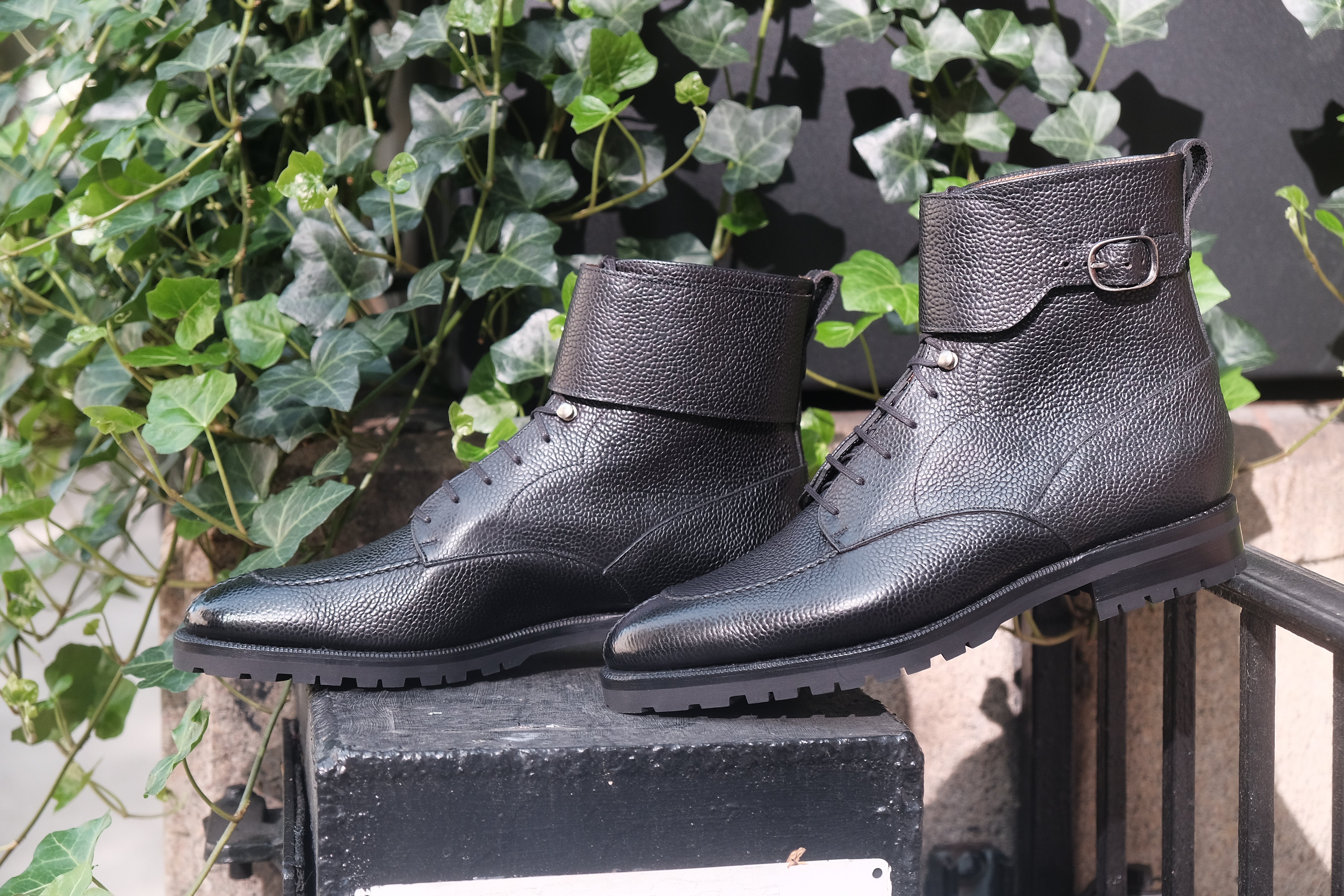 Colville - MTO - Black Scotch Grain - TMG Last - Commando Sole