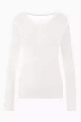 cotton long-sleeved t-shirt