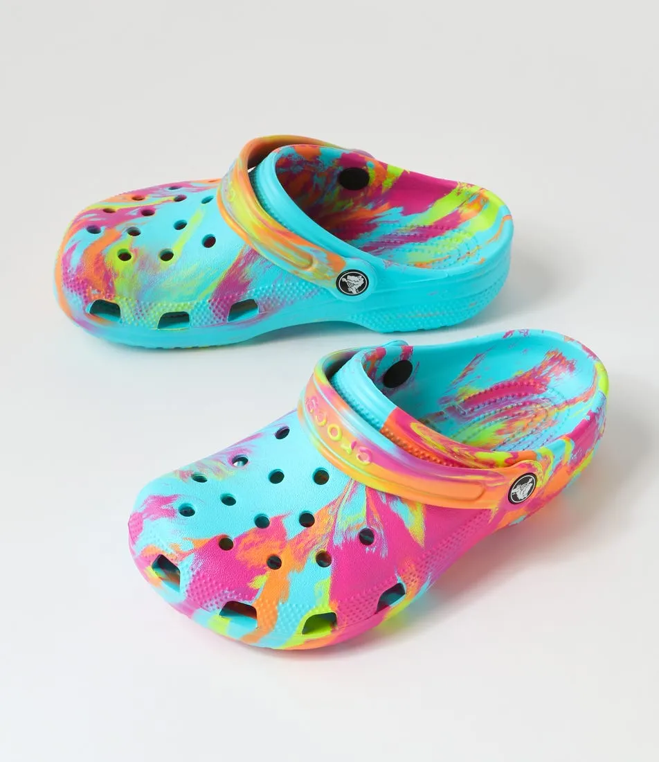 CROCS Classic Marbled Clogs