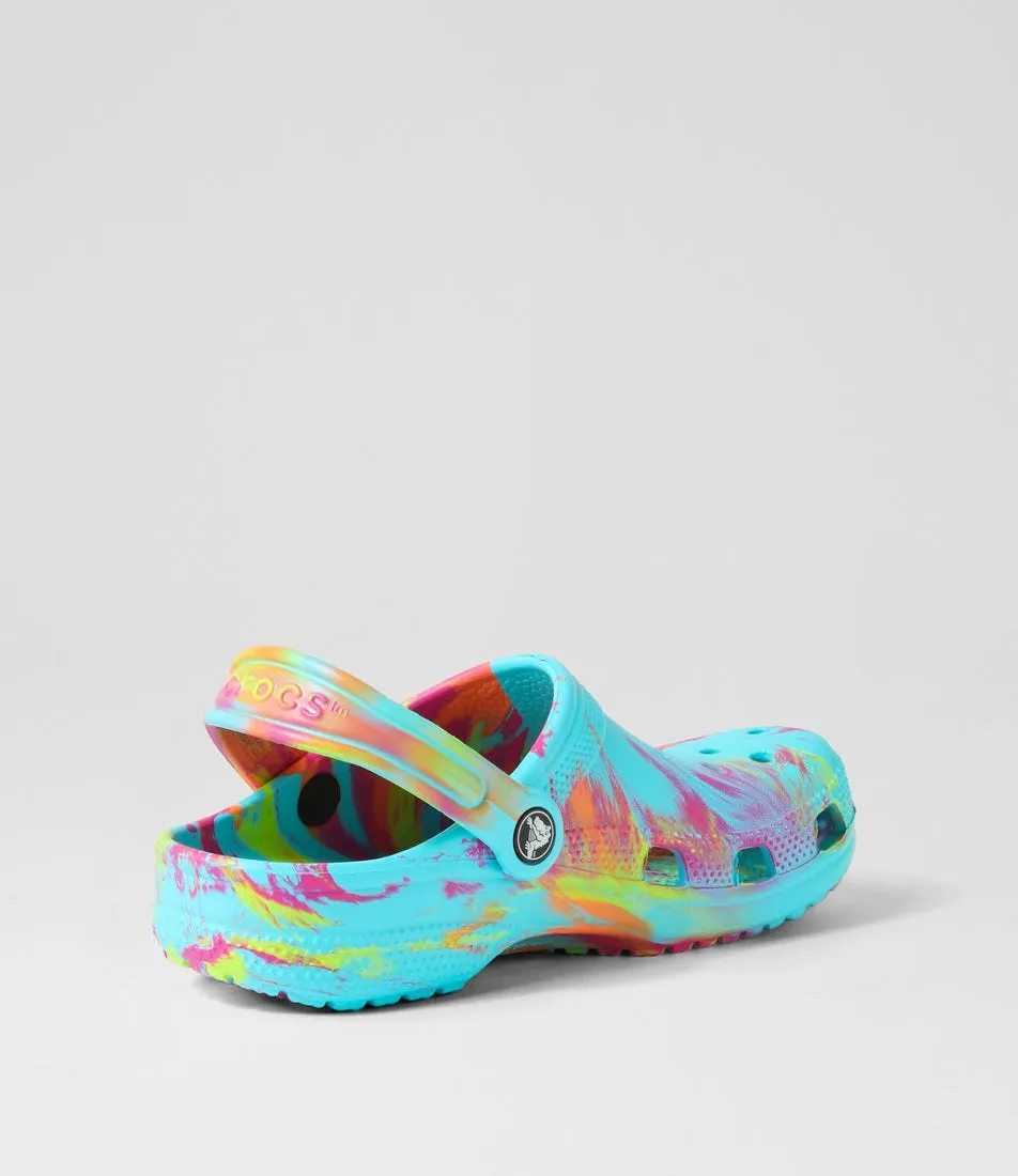 CROCS Classic Marbled Clogs