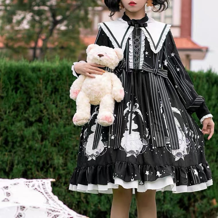 Dark girl plus size Lolita dress more kawaii plus kawaii