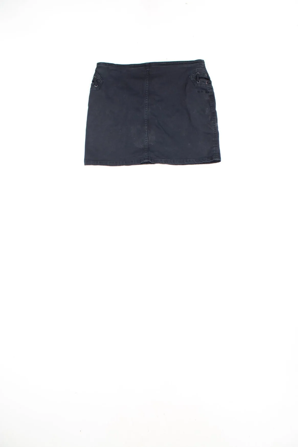 DKNY Black Denim Skirt