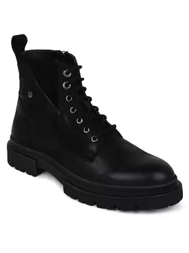 Ezok Black Stan Casual Boots Shoes