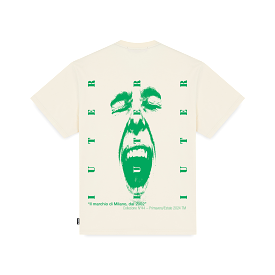 FACE TEE DUSTY WHITE