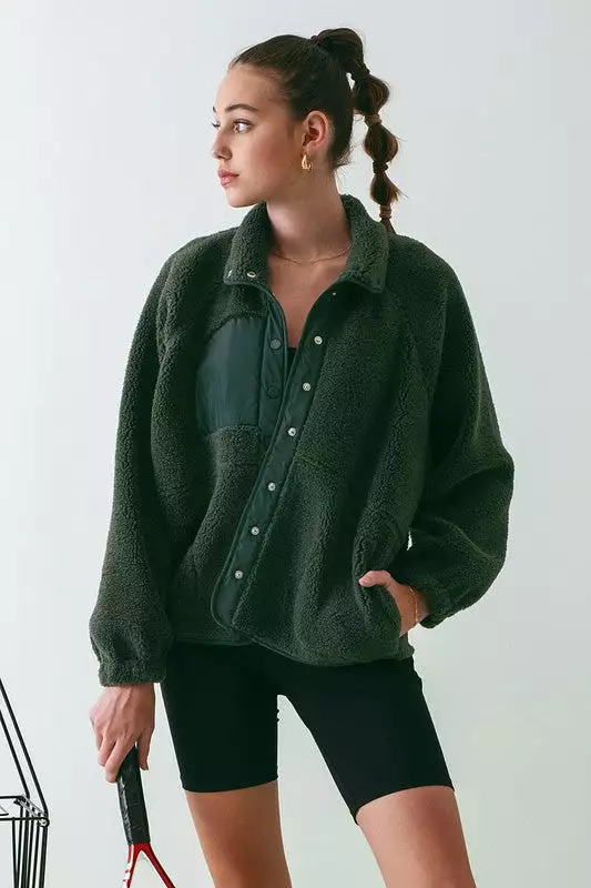 Fall Vibes Fleece Jacket