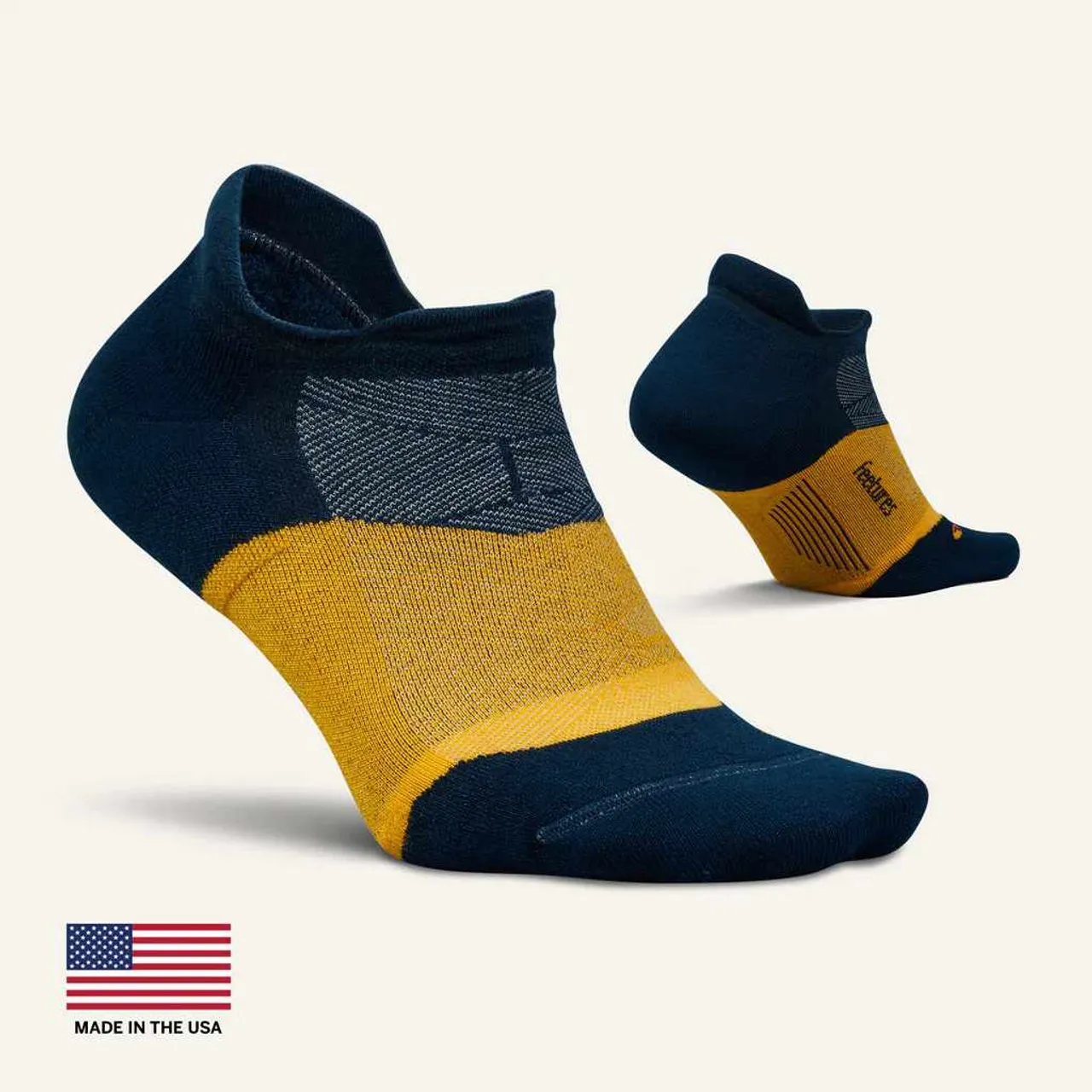 Feetures Merino 10 Max Cushion No Show Tab Socks - 2025