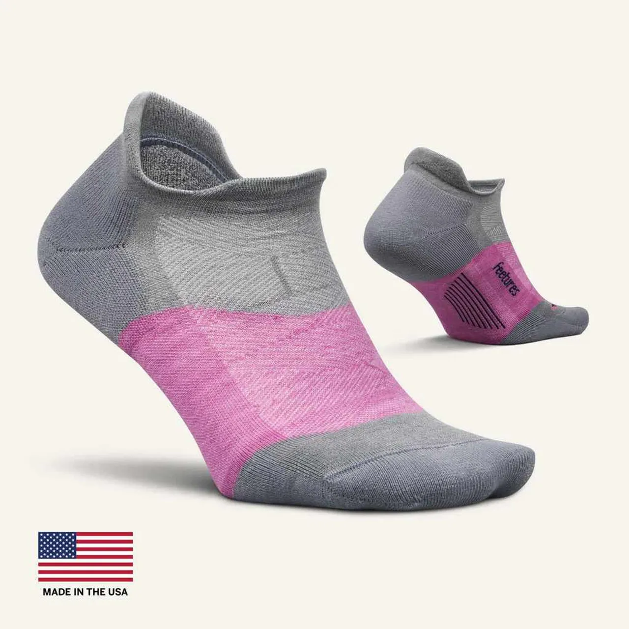 Feetures Merino 10 Max Cushion No Show Tab Socks - 2025