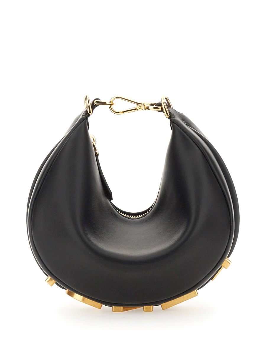 FENDI    MINI LEATHER HOBO BAG