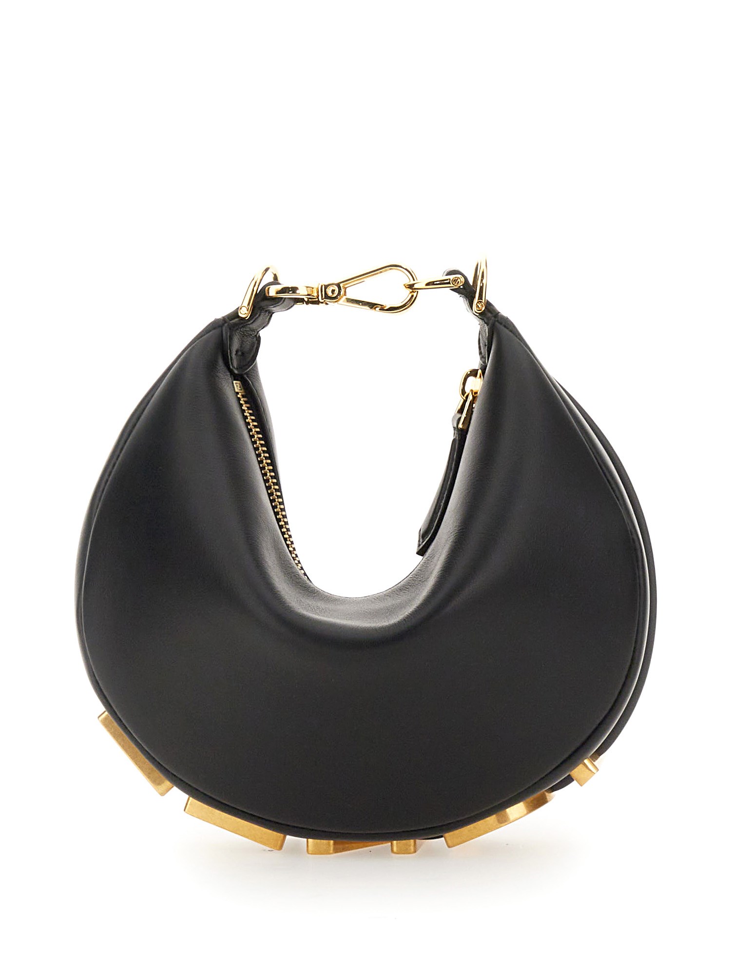 FENDI    MINI LEATHER HOBO BAG