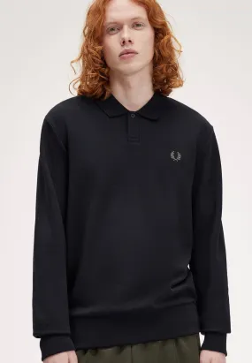 Fred Perry - Collared Black - Sweater