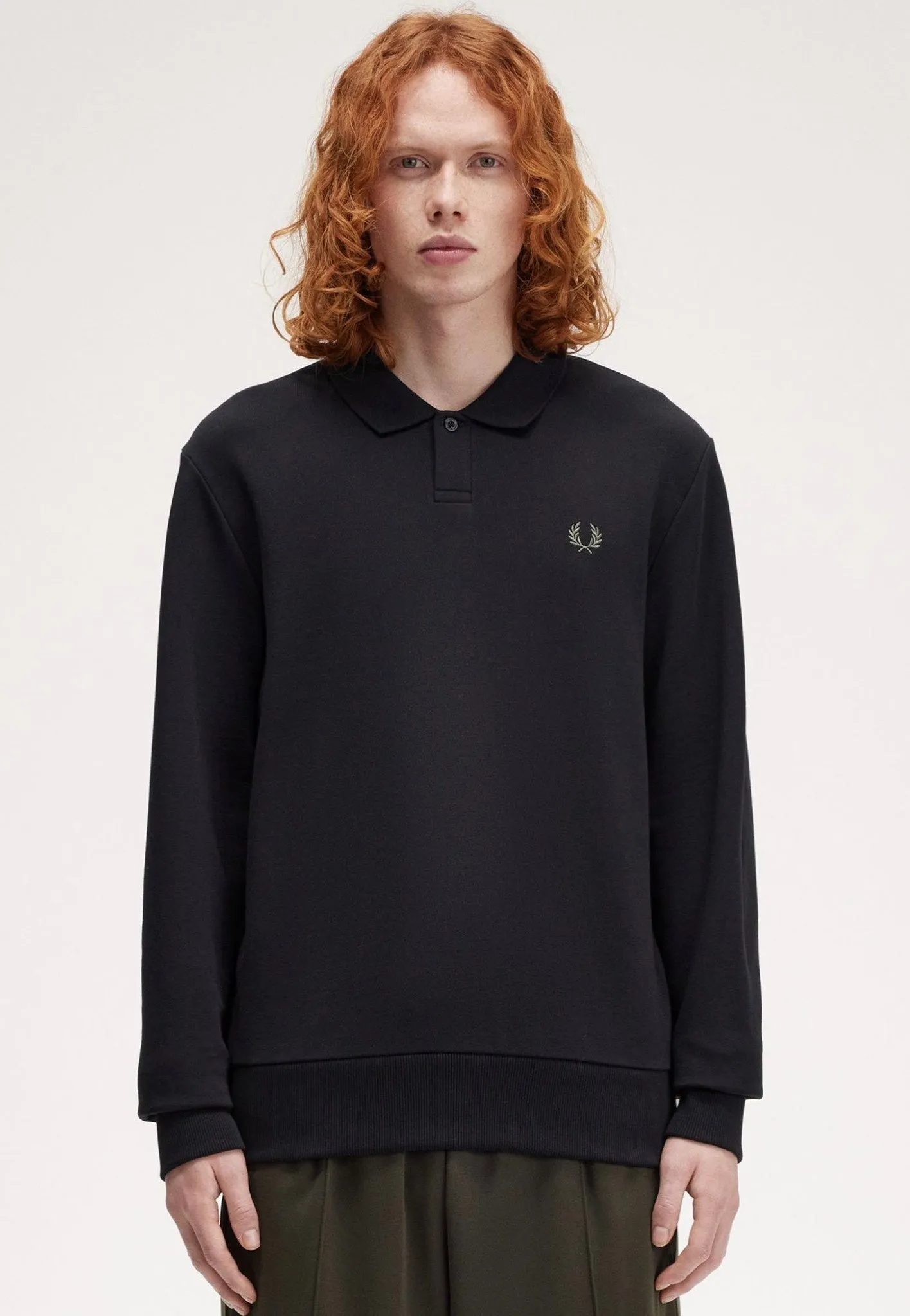 Fred Perry - Collared Black - Sweater