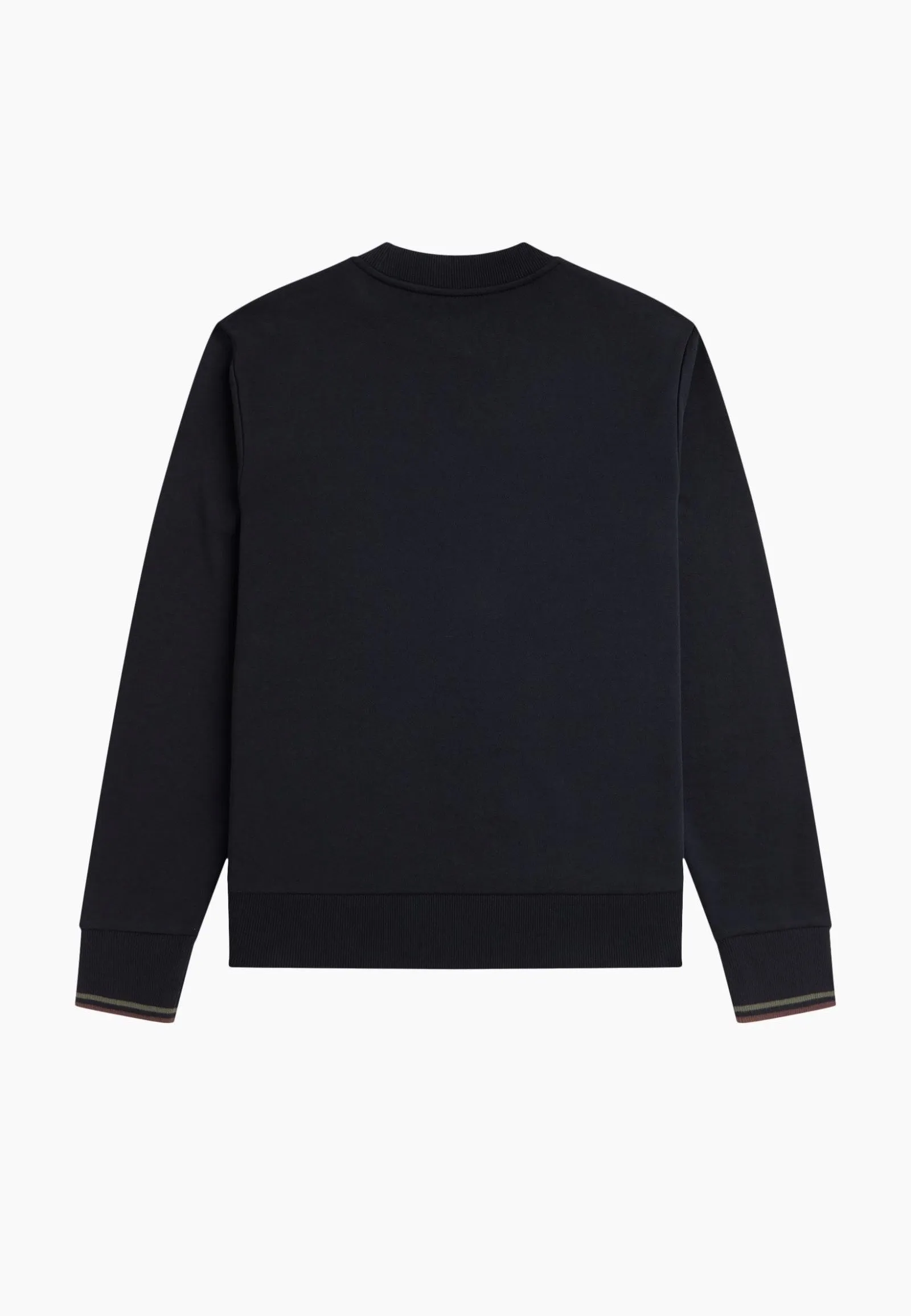 Fred Perry - Crew Neck Nvy/Lrlwgrn/Bric - Sweater