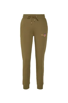 GANT Women Gold Shield Sweatpants Green