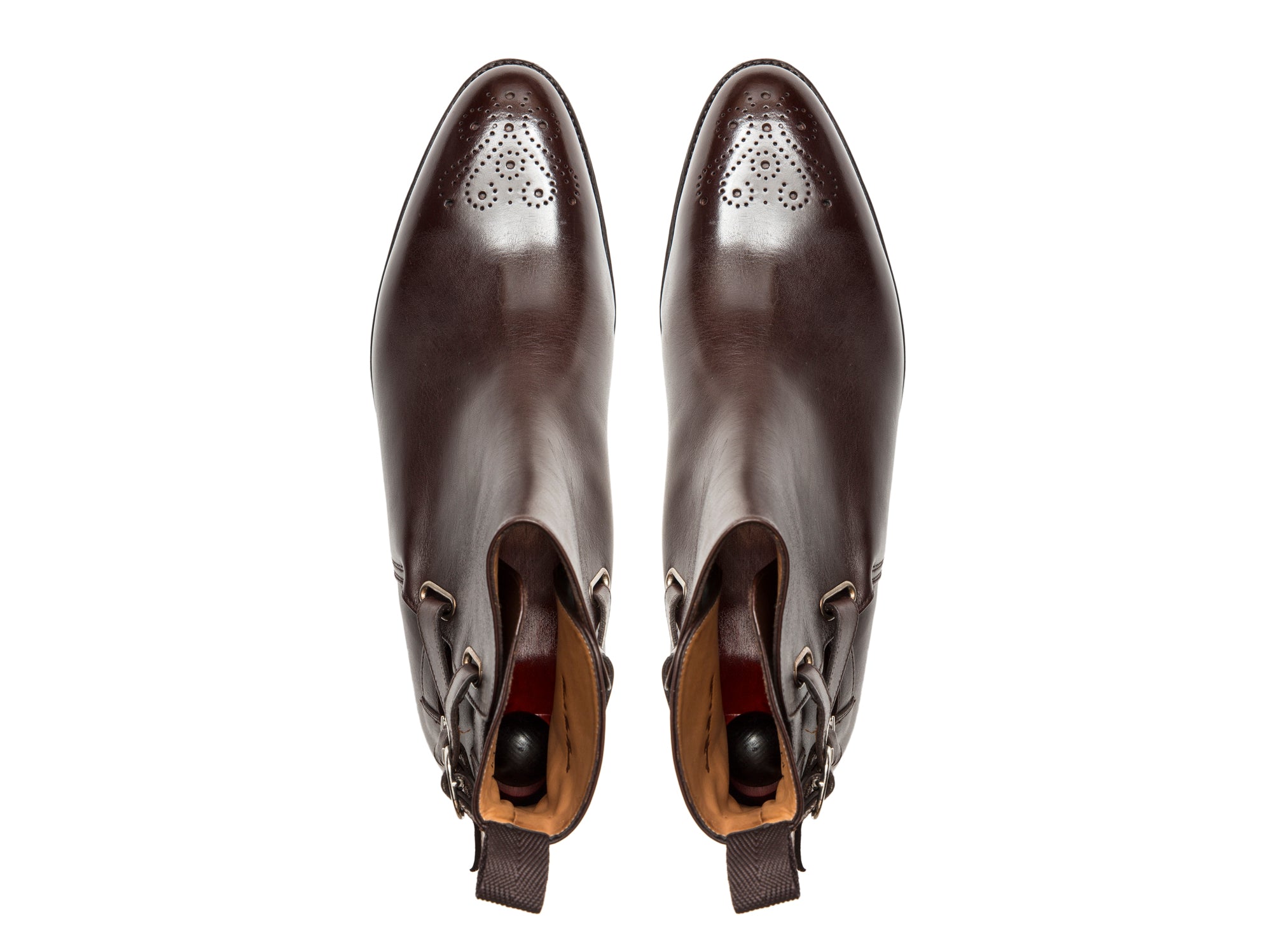 Genesee - MTO - Dark Brown Calf With Medallion - LPB Last - Double Leather Sole