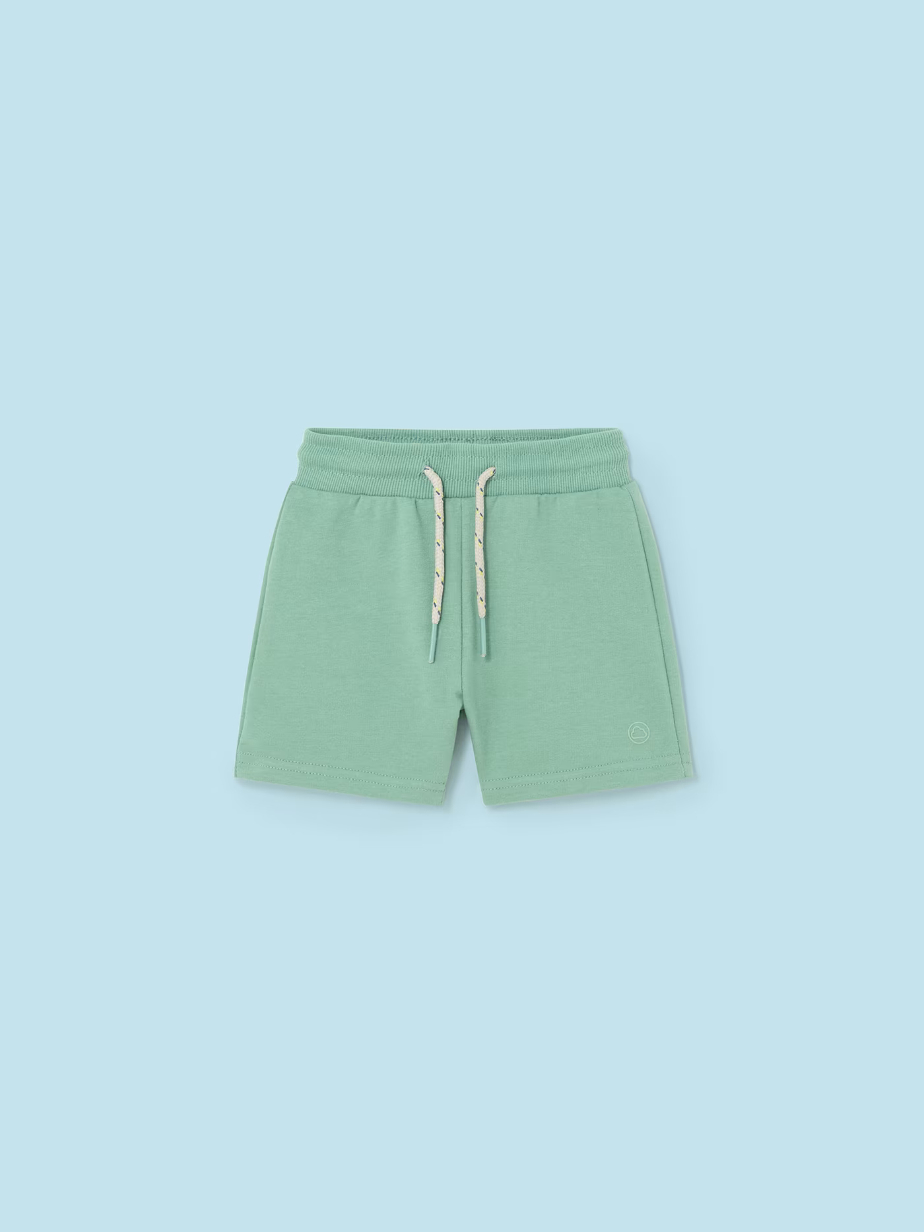 Green French Terry Shorts