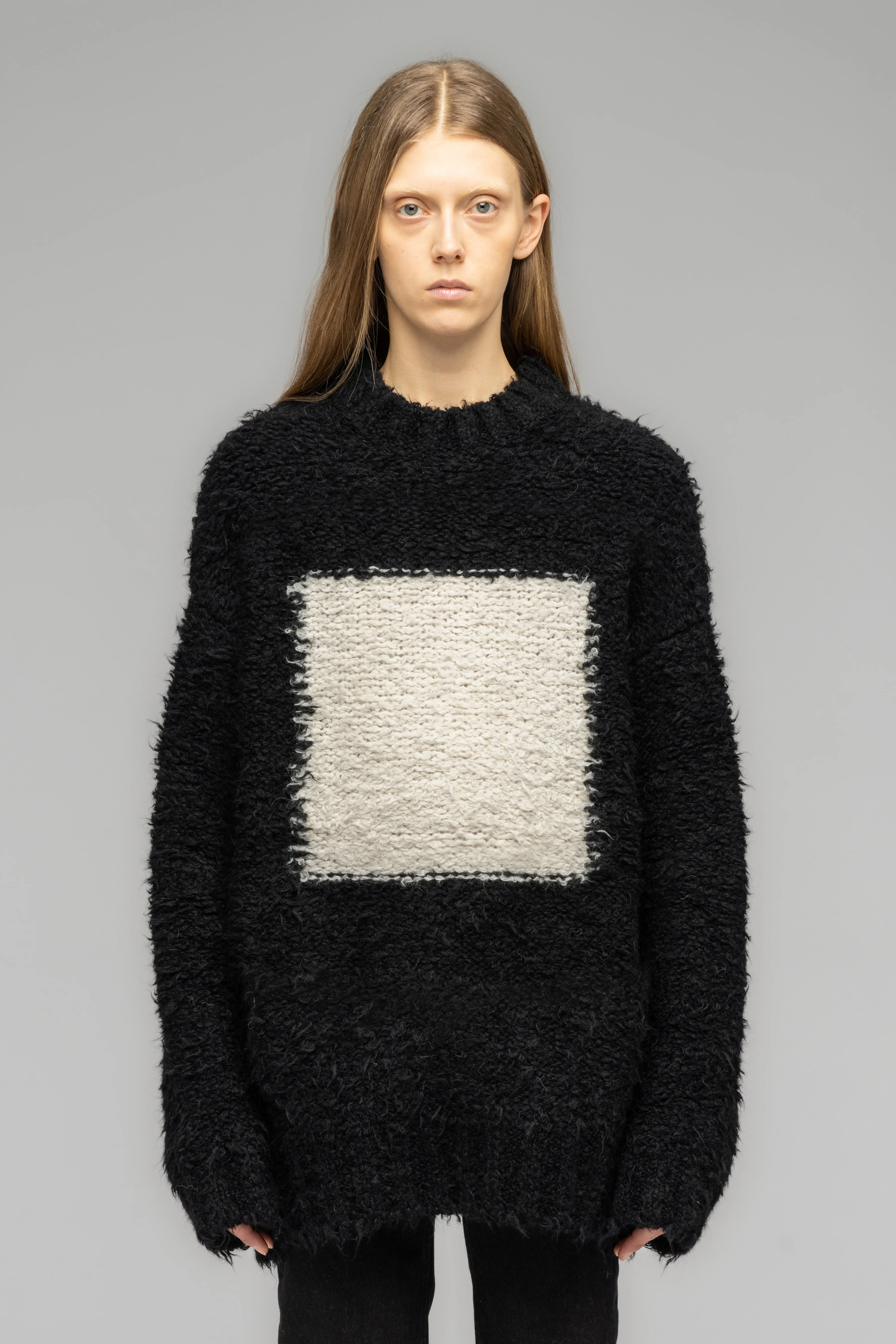 GROUNDFORM SQUARE SHAG SWEATER