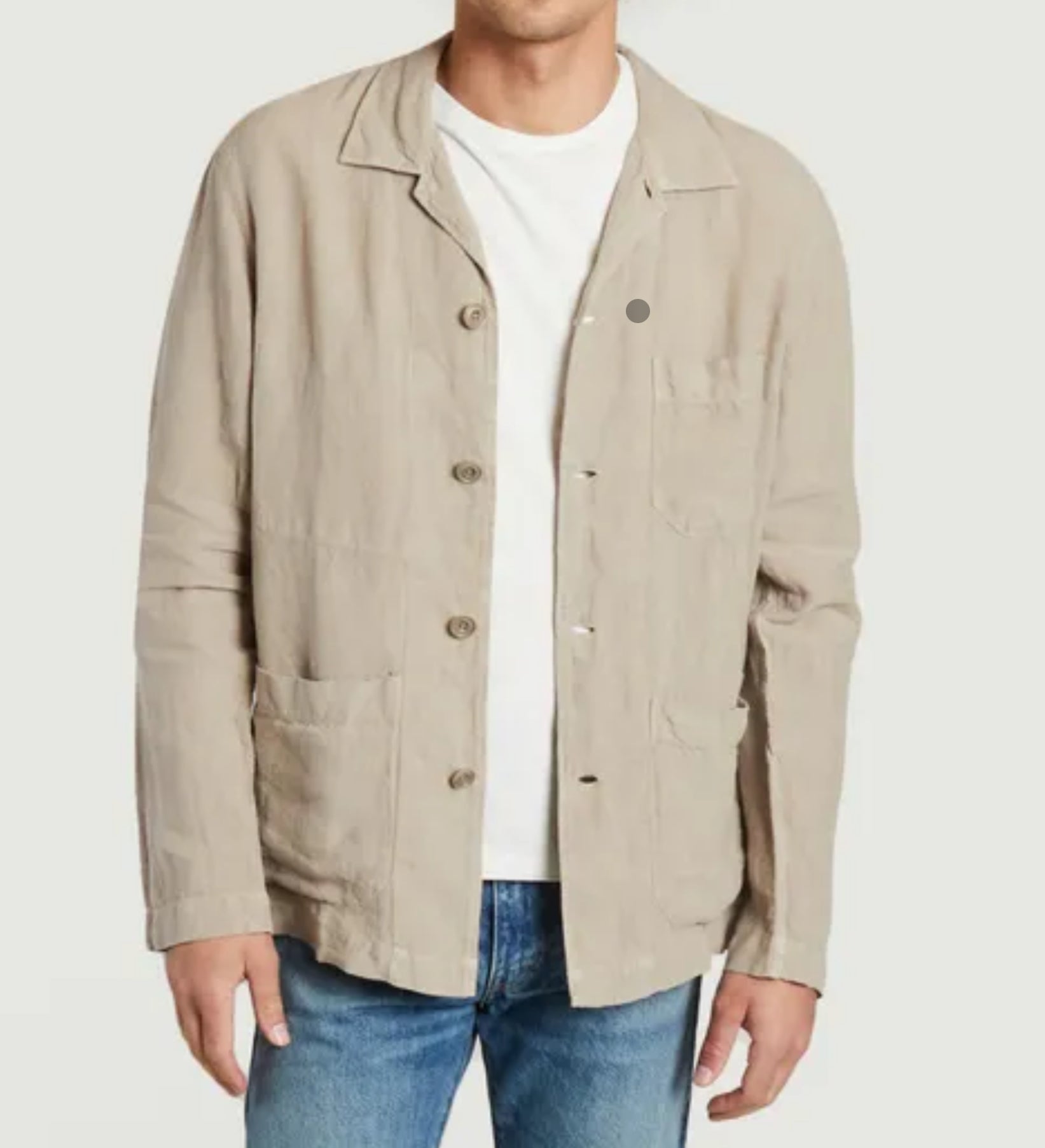 Hartford Perry Pat Linen Workwear Jacket